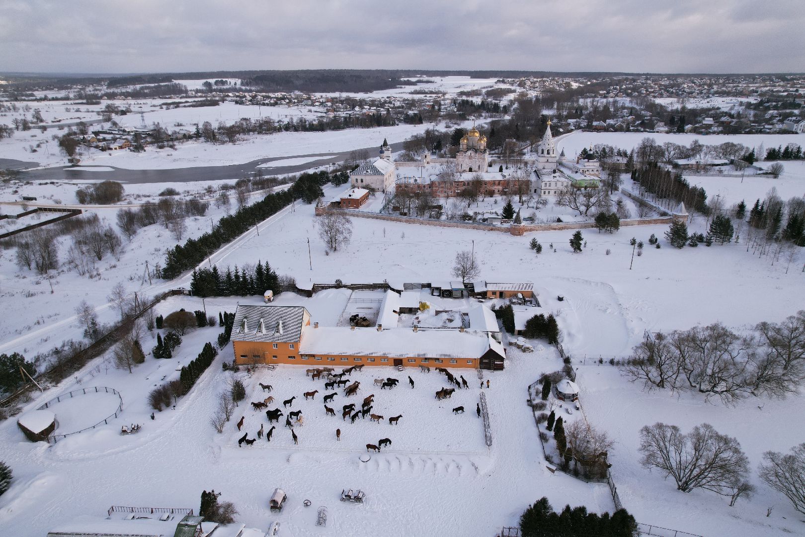видео с коптера, можайск, туризм,