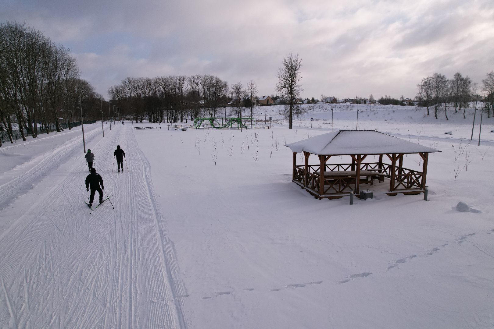 видео с коптера, можайск, спорт, парк,