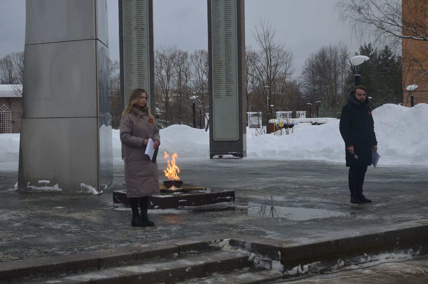 шатура, рошаль, блокада ленинграда, пайка хлеба, митинг, память,