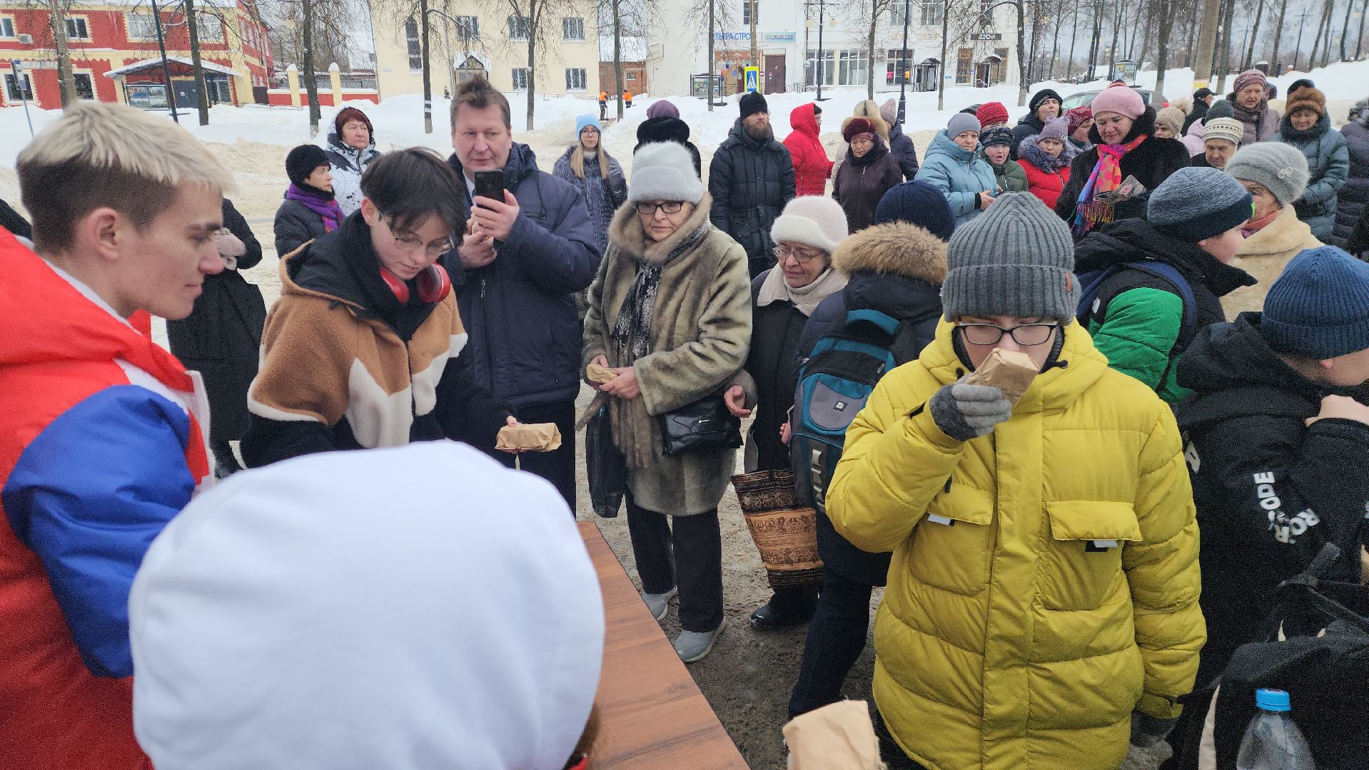 шатура, рошаль, блокада ленинграда, пайка хлеба, митинг, память,