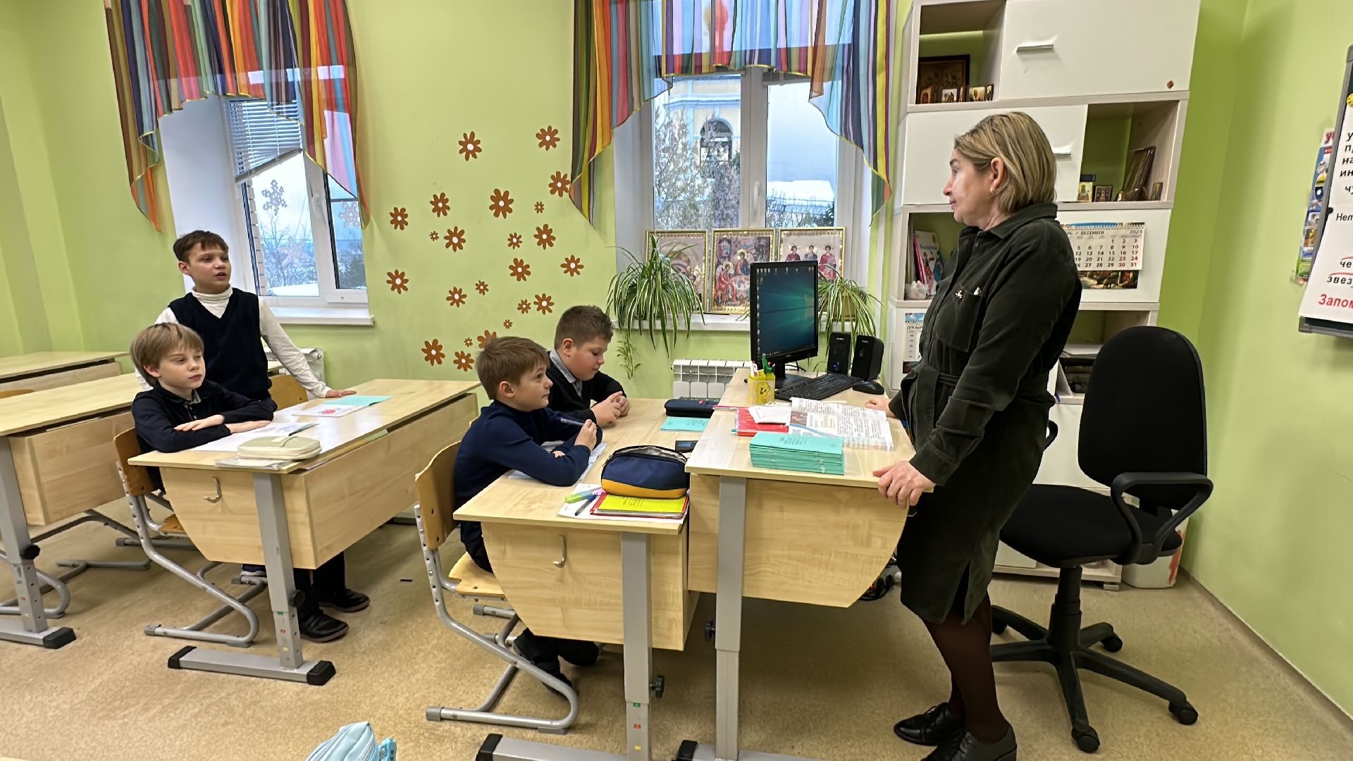 Одинцово, Православная школа, Знаменская школа,