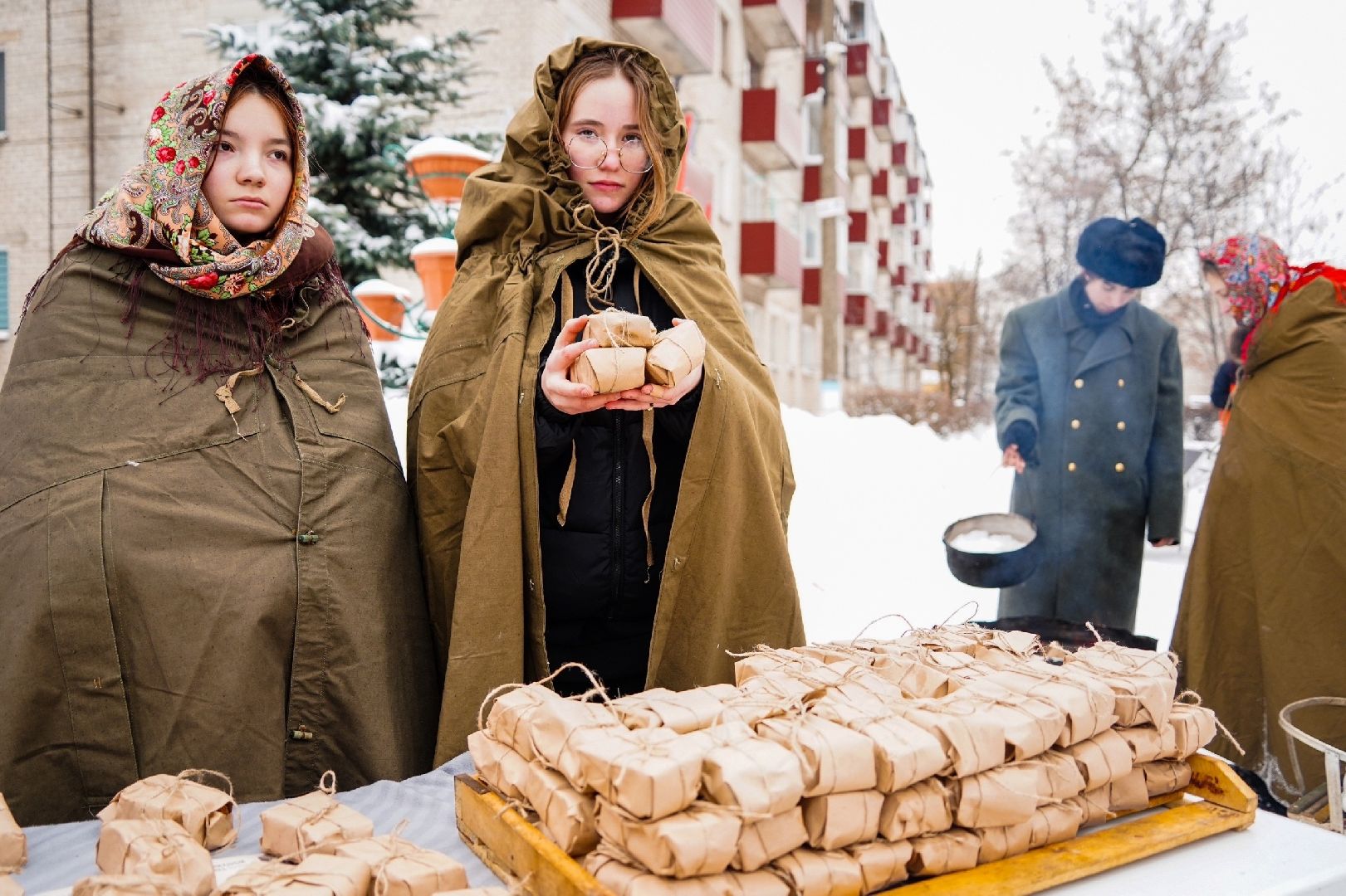 Шатура, День снятия блокады Ленинграда, блокадный хлеб, Митинг, день воинской славы,