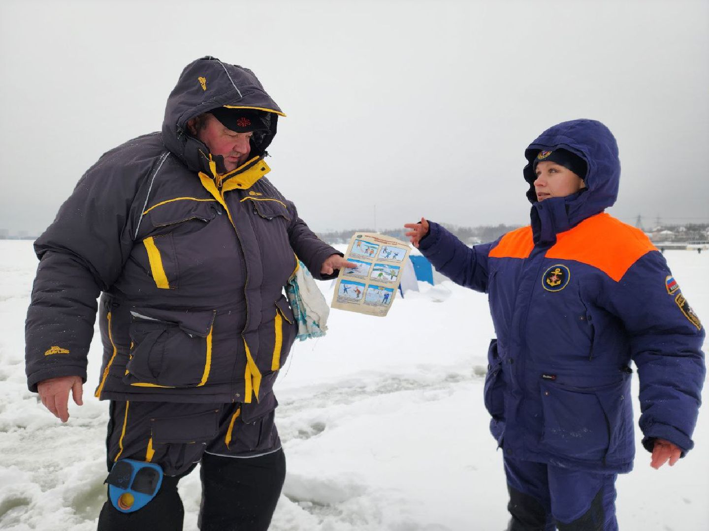 мытищи, мчс, зимняя рыбалка, Снегоходы, Профилактический рейд МЧС,