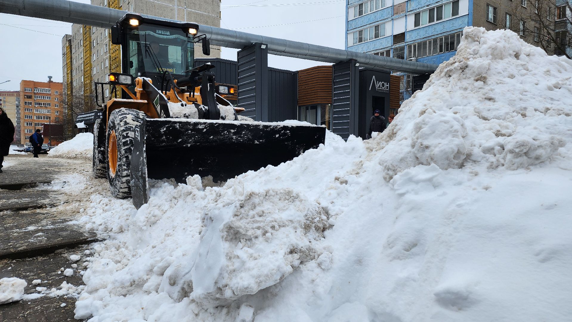 егорьевск, погрузчик, МБУ, мбу благоустройство, Подмосковье, Московская область,
