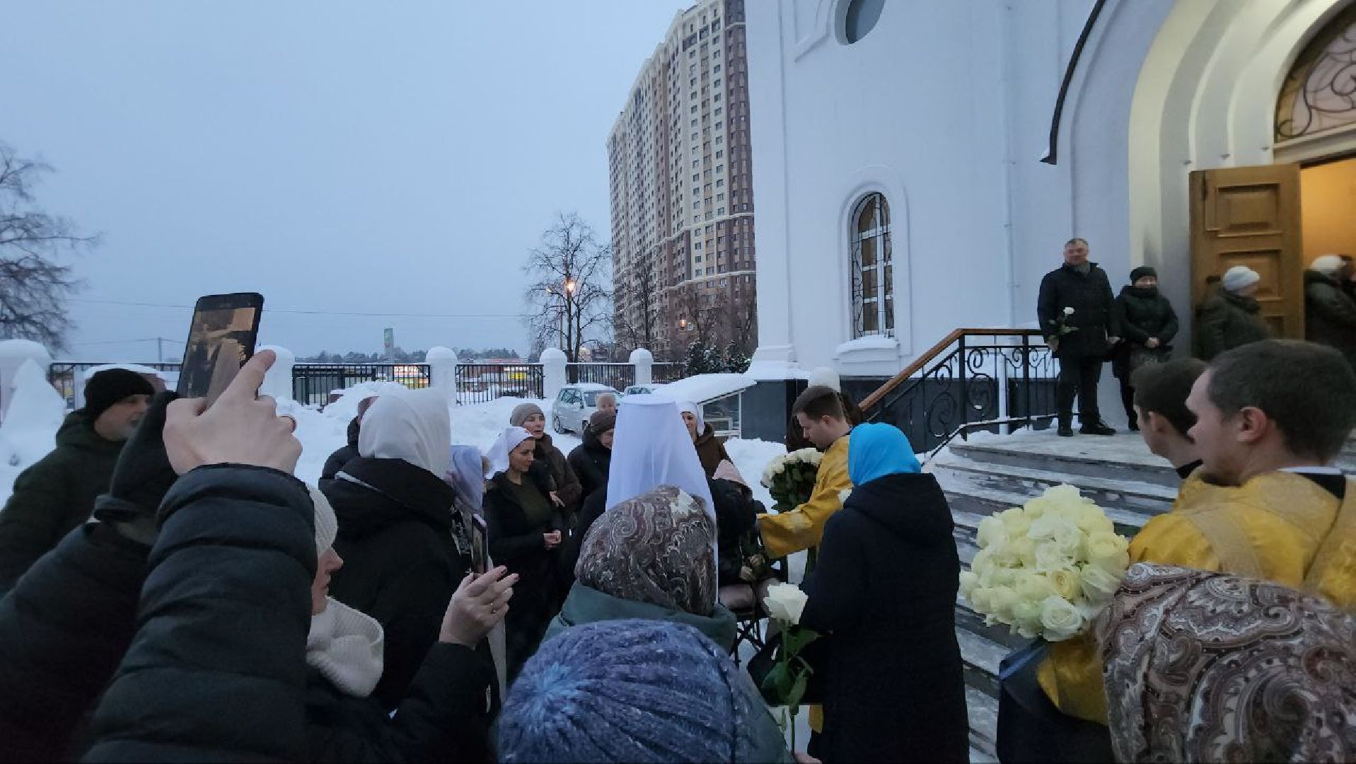 храм Преображения Господня, Феодотьевская икона Божией Матери, митрополит Крутицкий и Коломенский, митрополит Павел, архиерей, аубакиров, Денисов, Коржуев,