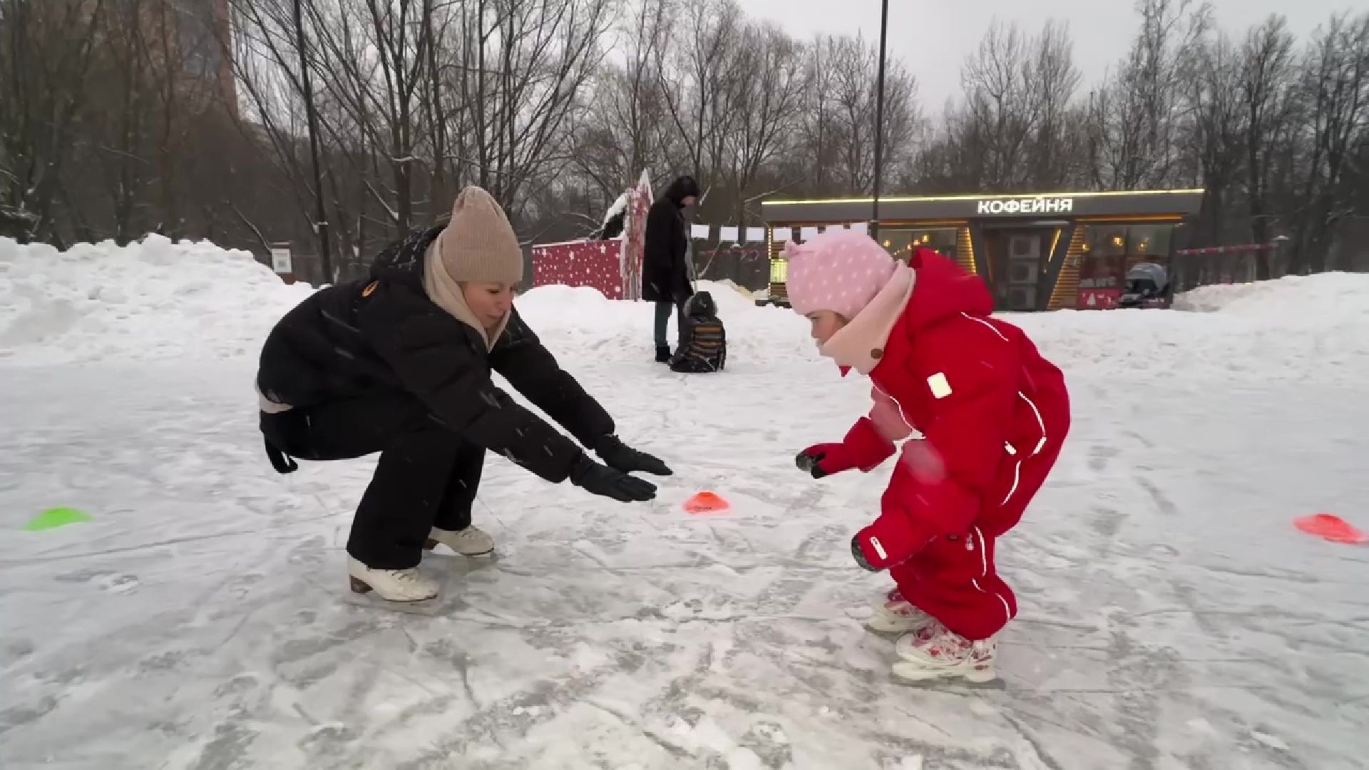Реутов, парк, мастер-класс, хоккей, фигурное катание, коньки, клюшки,
