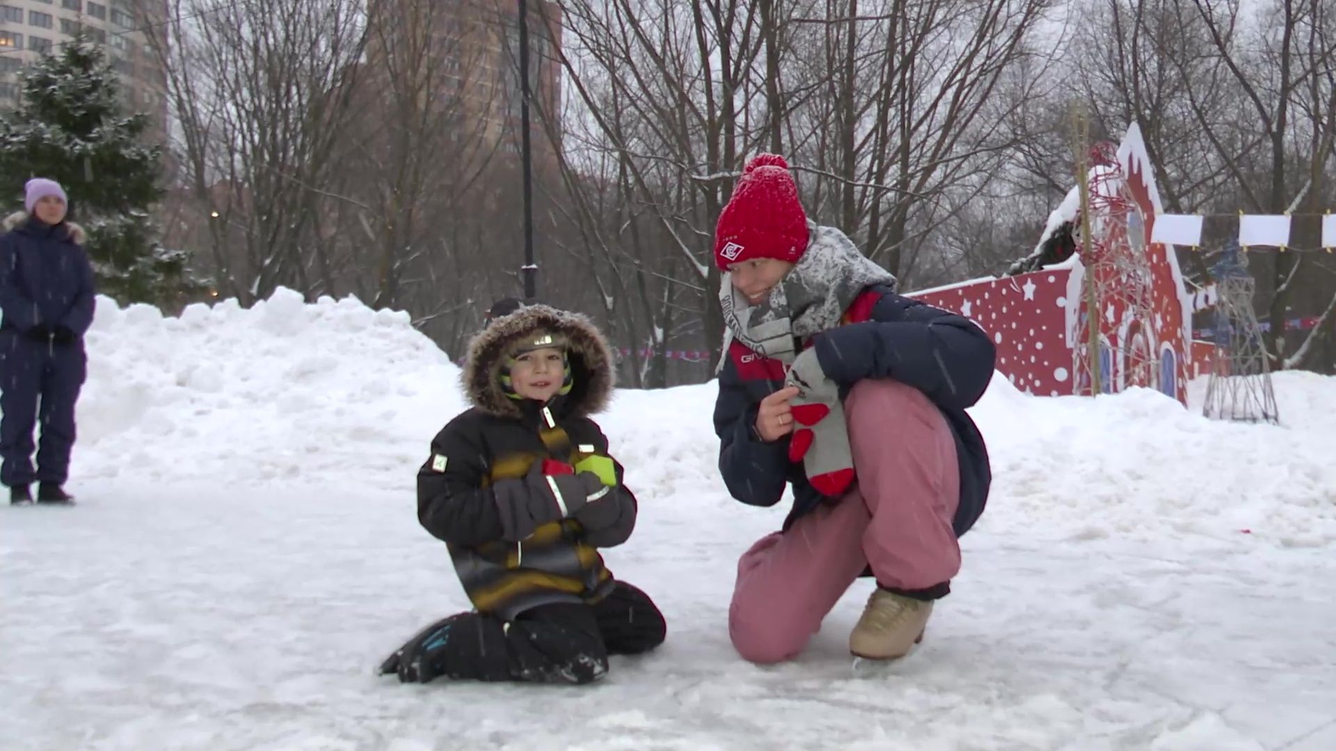 Реутов, парк, мастер-класс, хоккей, фигурное катание, коньки, клюшки,