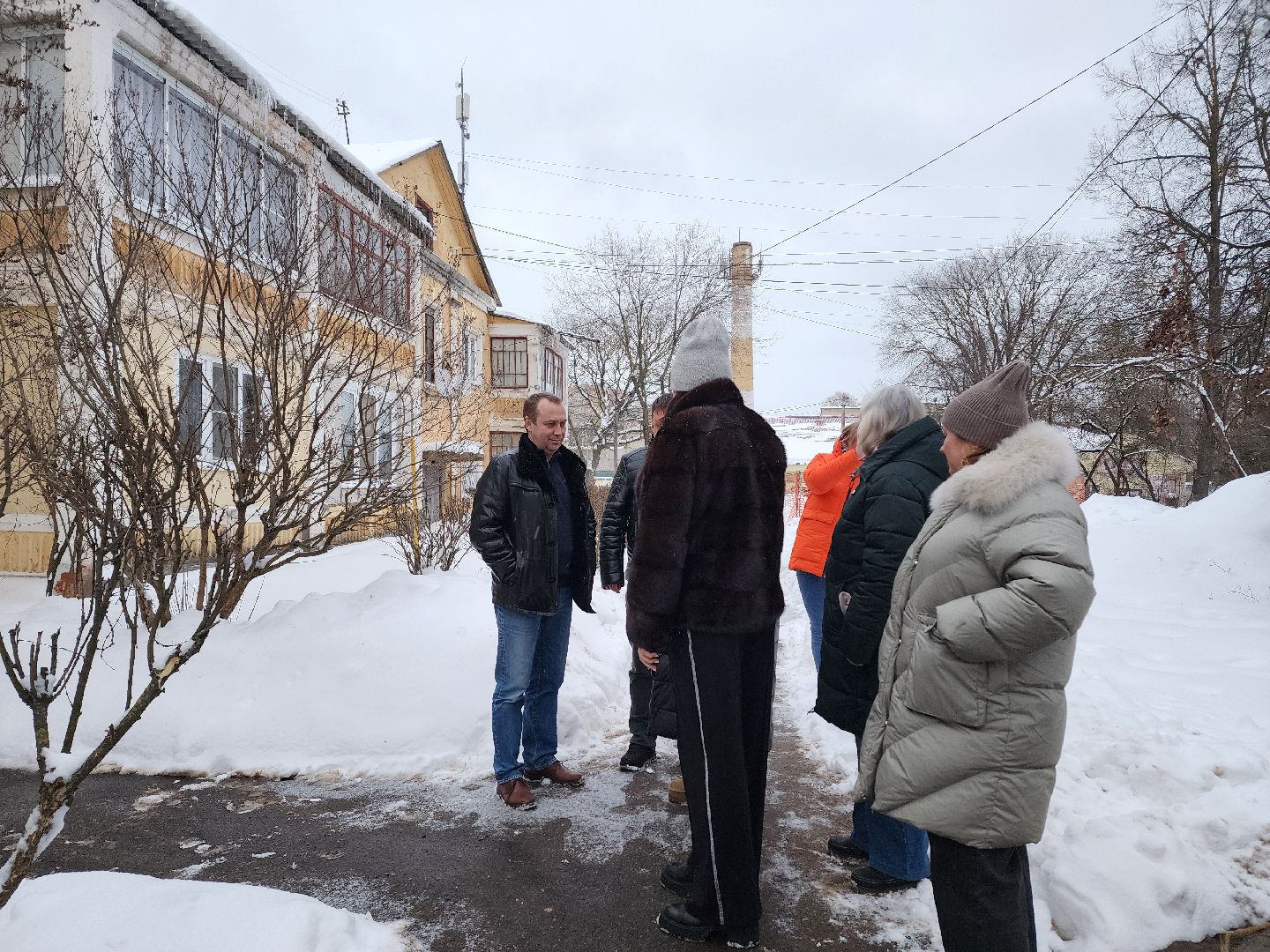 воскресенск, уборка снега, глава, зима, жкх,