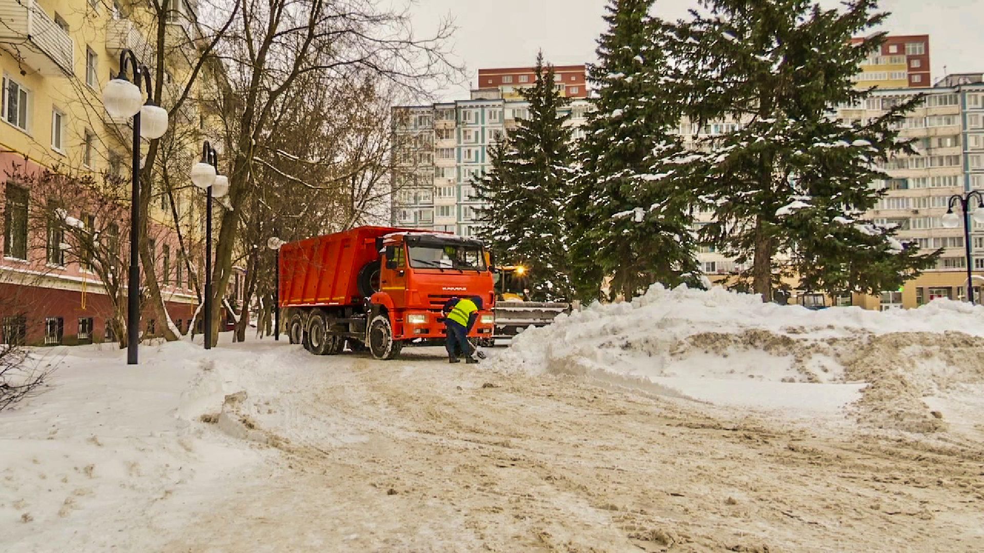 Клин, общество, ЖКХ, уборка снега,