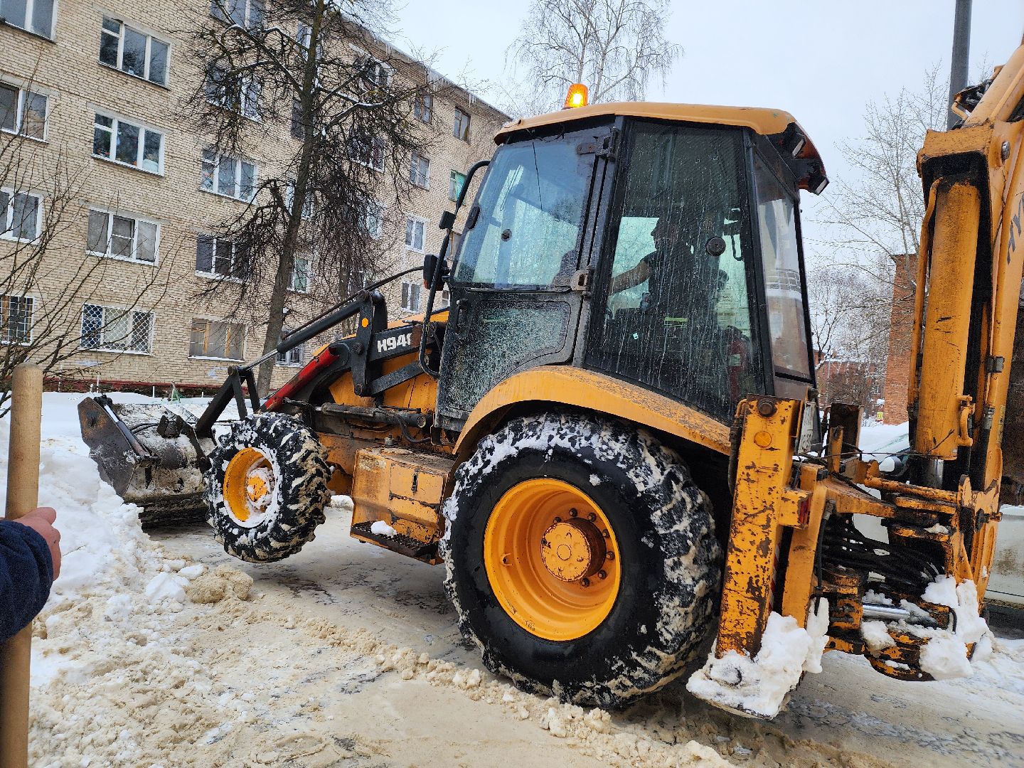 воскресенск, жкх, уборка снега, дворы, жители,