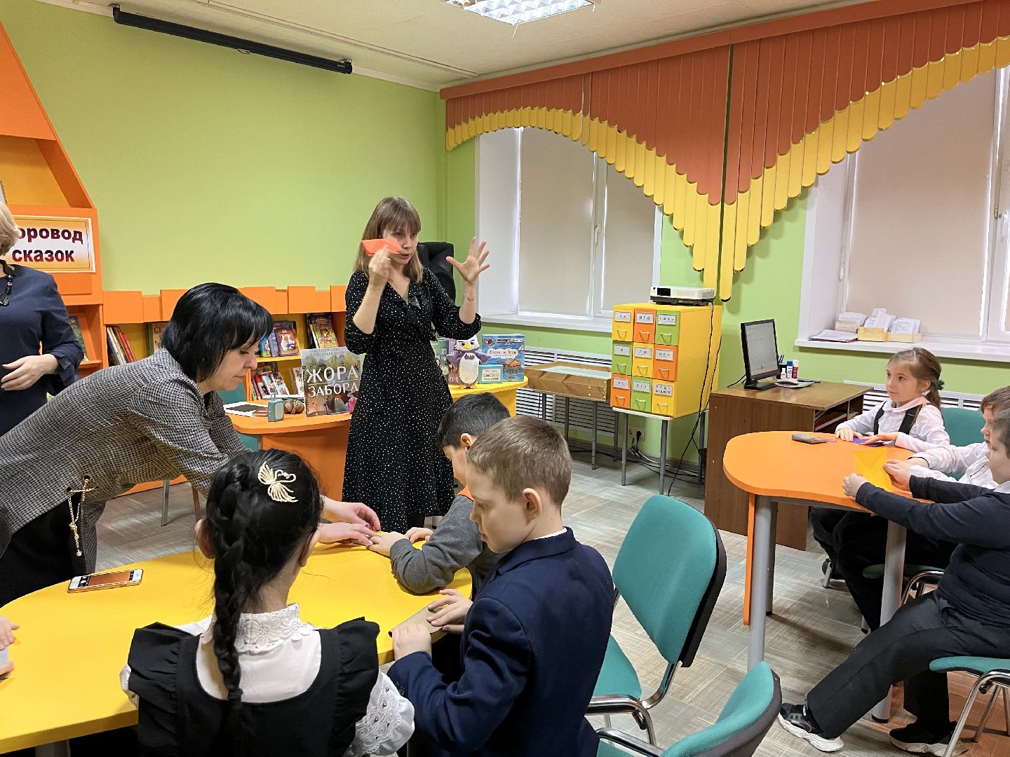 дети, мастер класс, библиотека, писатель,