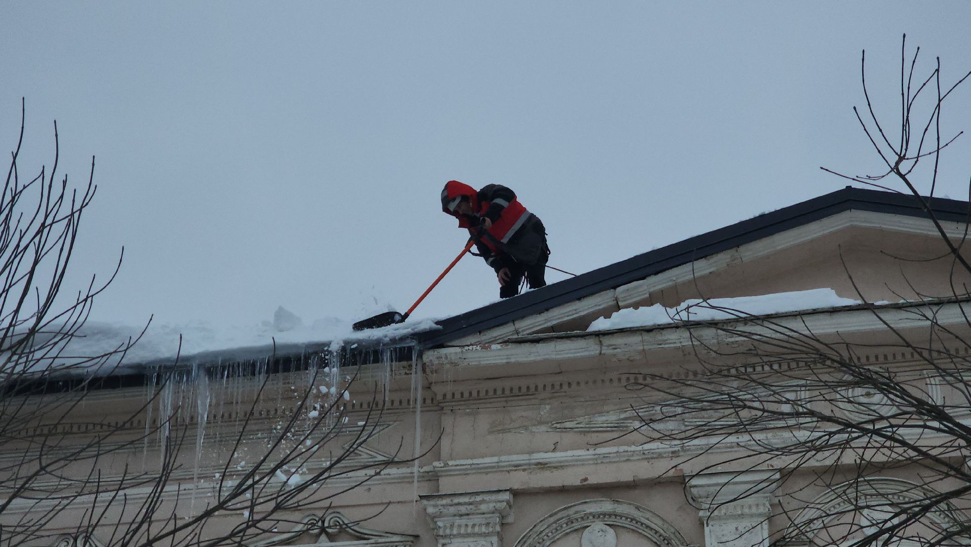 Уборка, павловский посад, городской округ павловский посад, Жкх, Снег, Жители, Город,