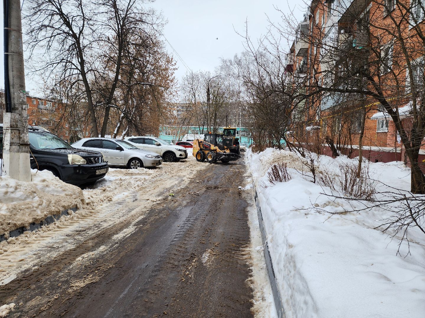 Подольск, управляющая компания, уборка снега, коммунальная техника,