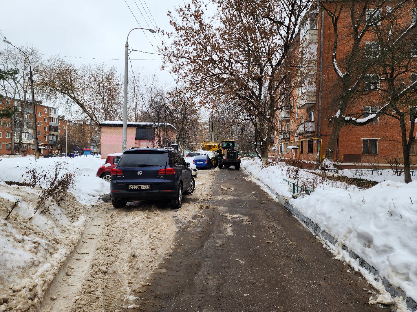 Подольск, управляющая компания, уборка снега, коммунальная техника,