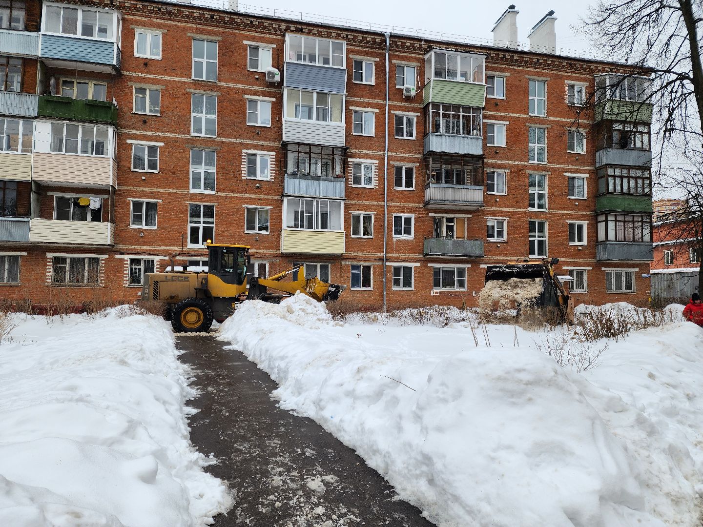 Подольск, управляющая компания, уборка снега, коммунальная техника,