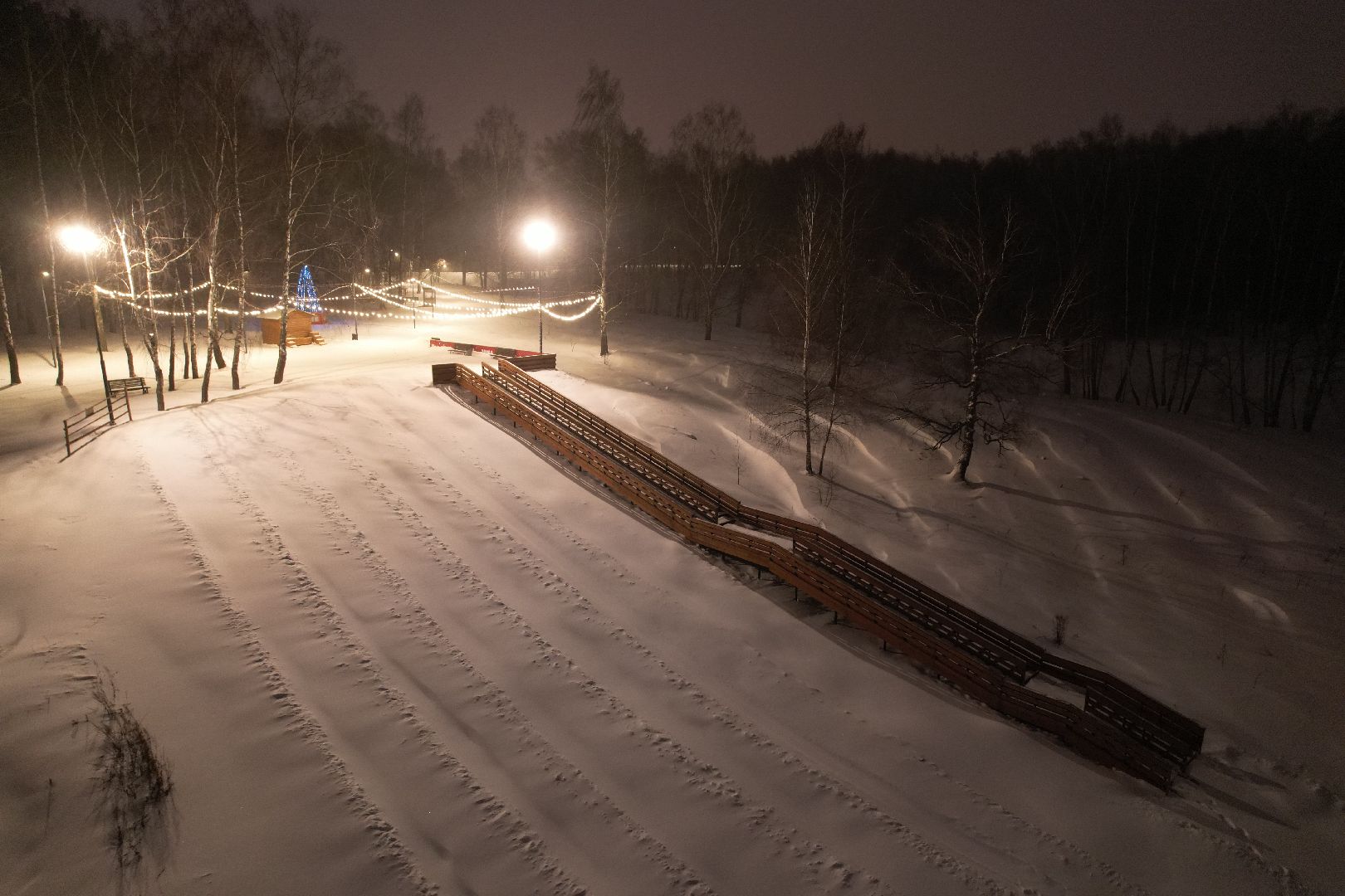видео с коптера, парк, благоустройство, домодедово,
