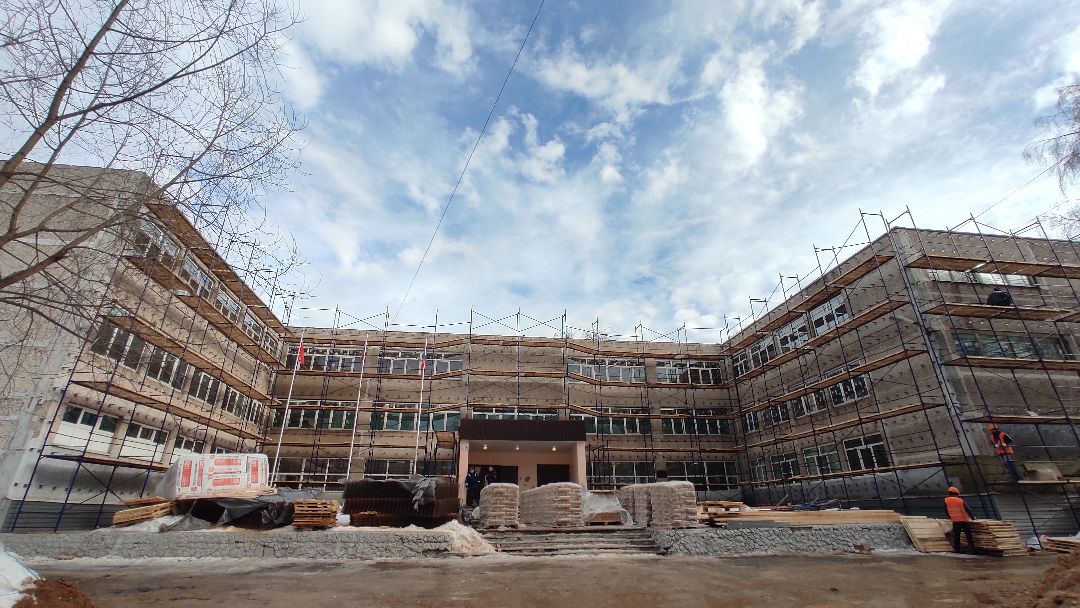 Лобня, капремонт, школа