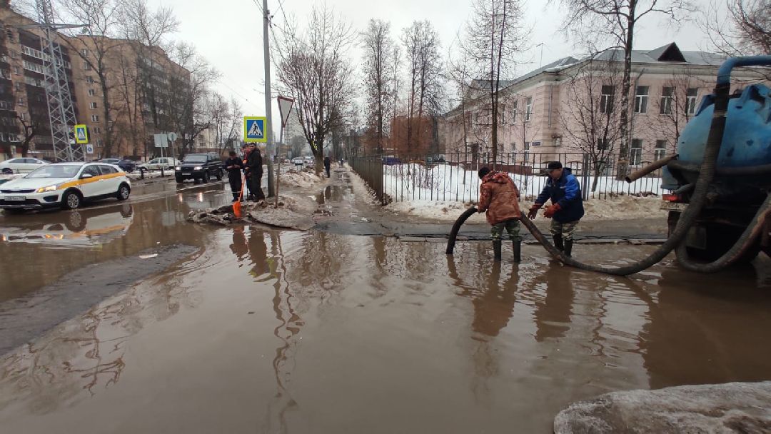 Лобня, ЖКХ, паводок