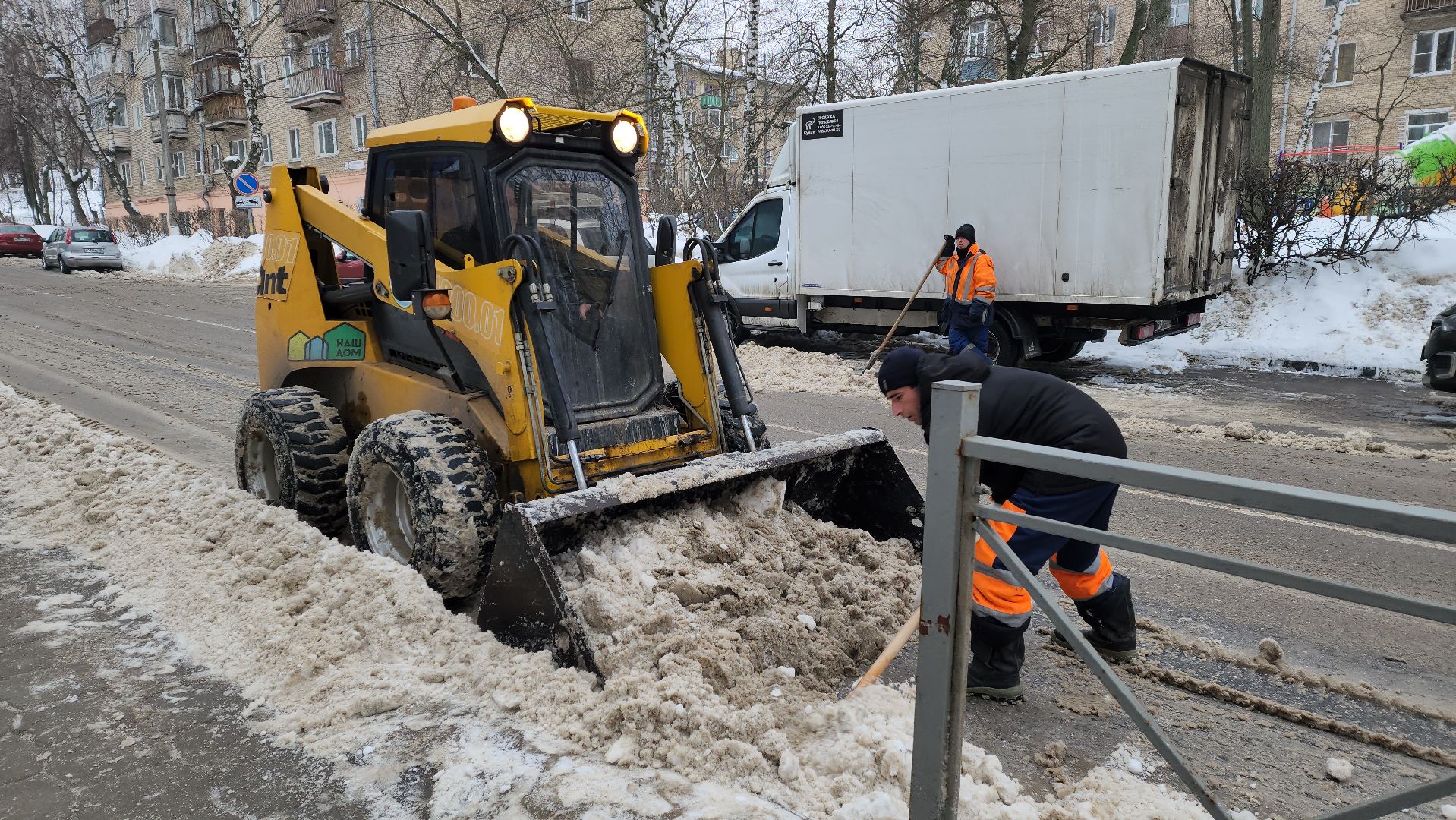 уборка снега, благоустройство,