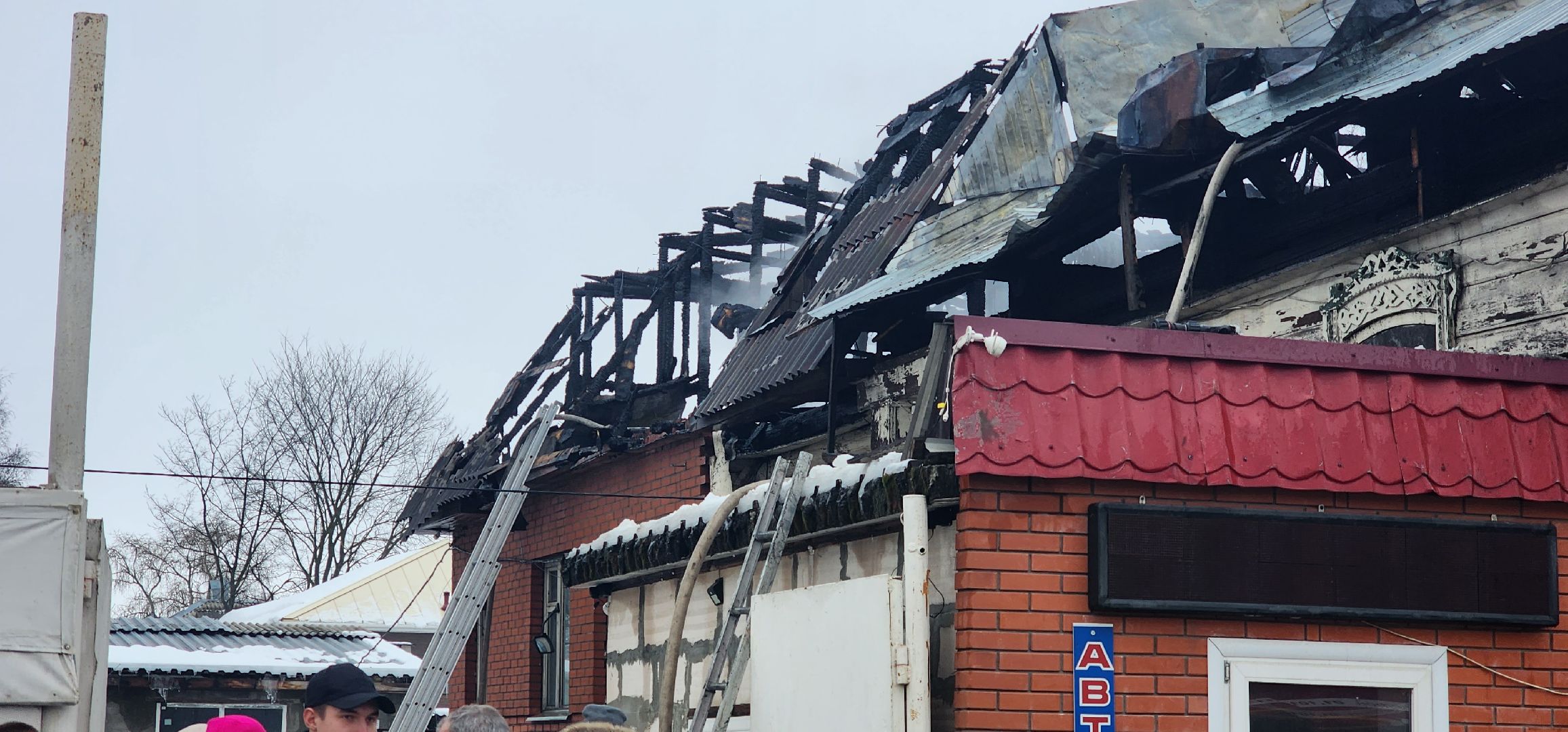 Коломна, пожар, историческое здание,