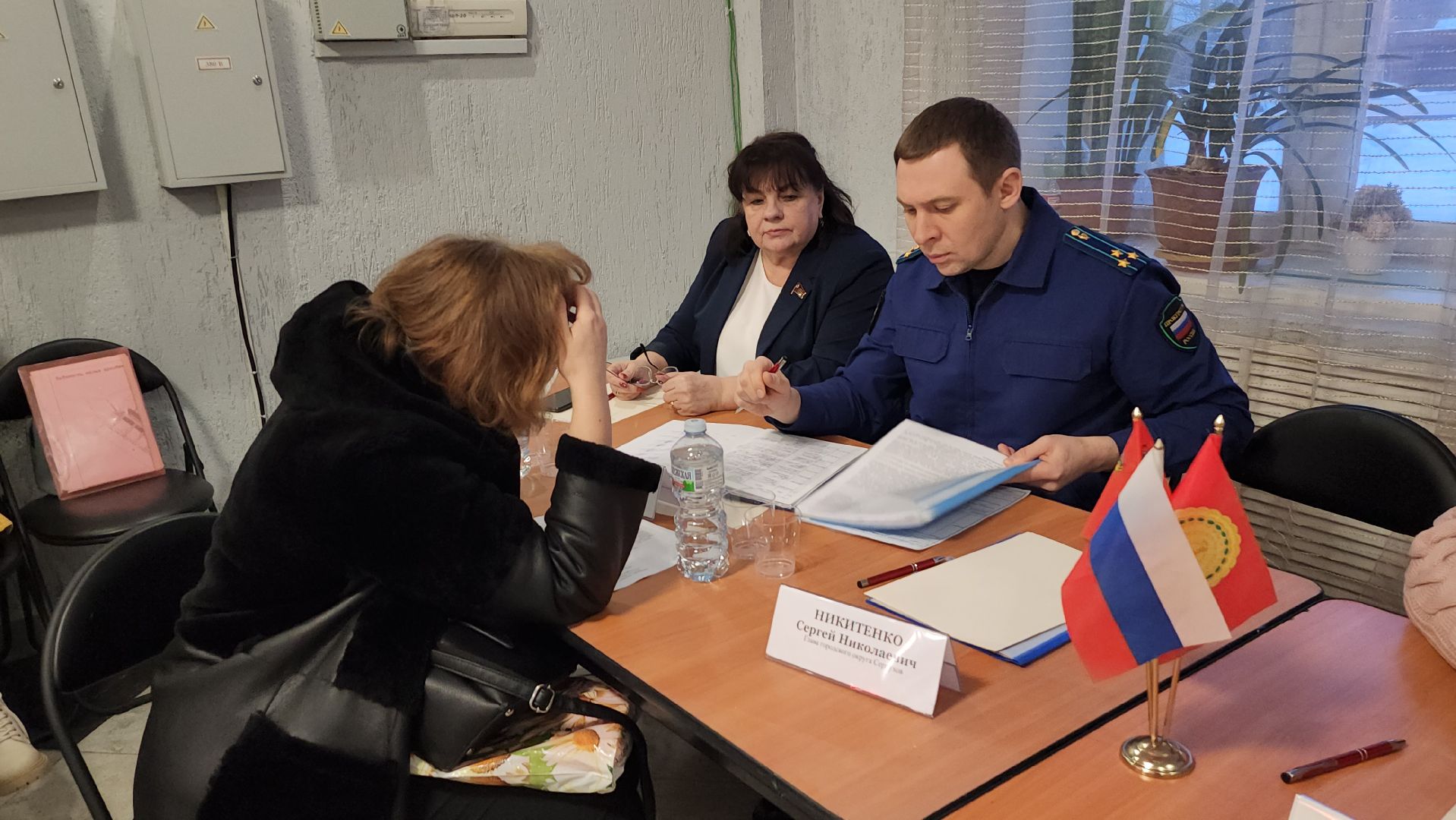 серпухов, поселок большевик, выездная администрация, жители, обращения граждан,