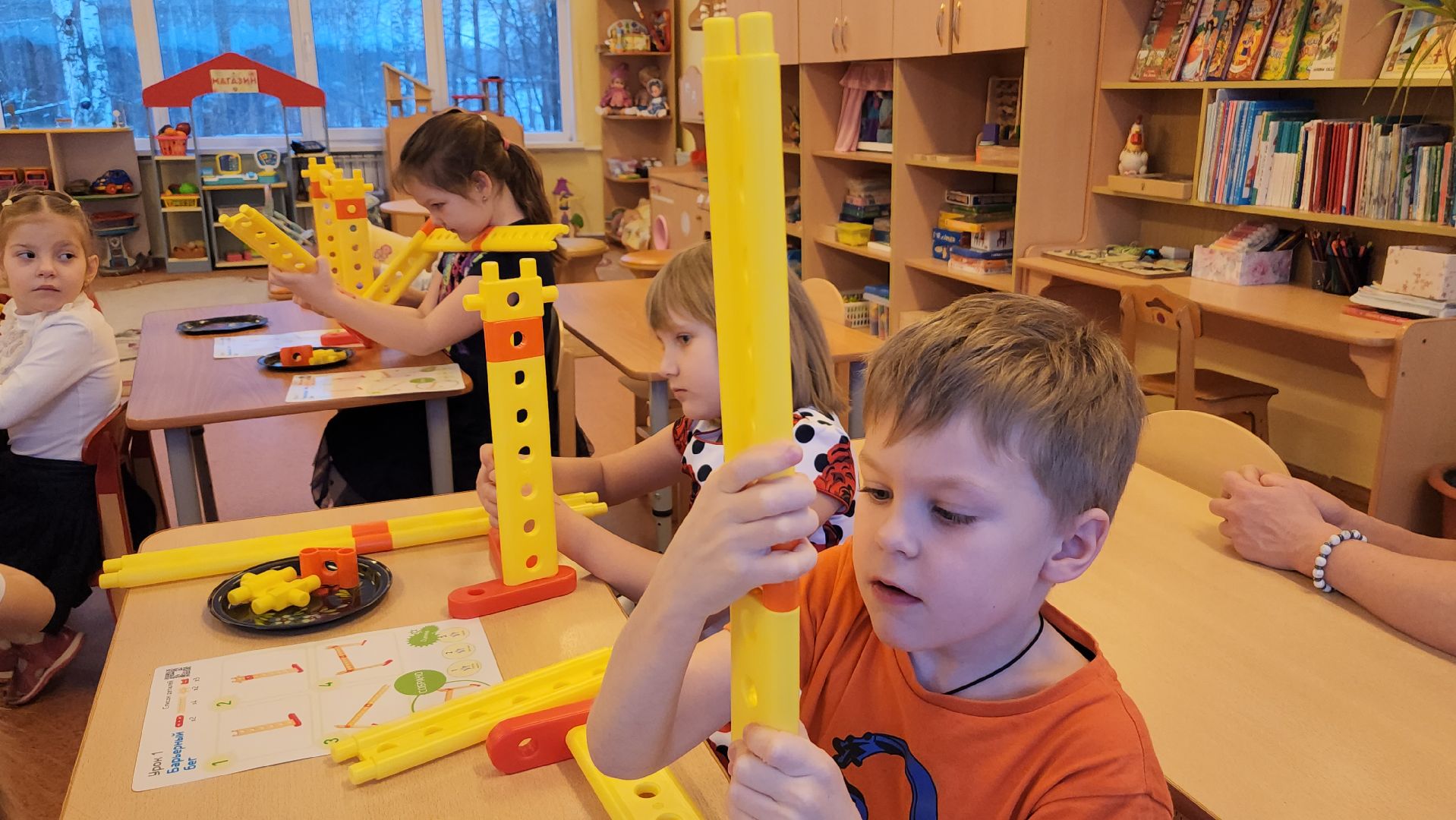 серпухов, деревня васильевское, детский сад василек, конструктор, грант,