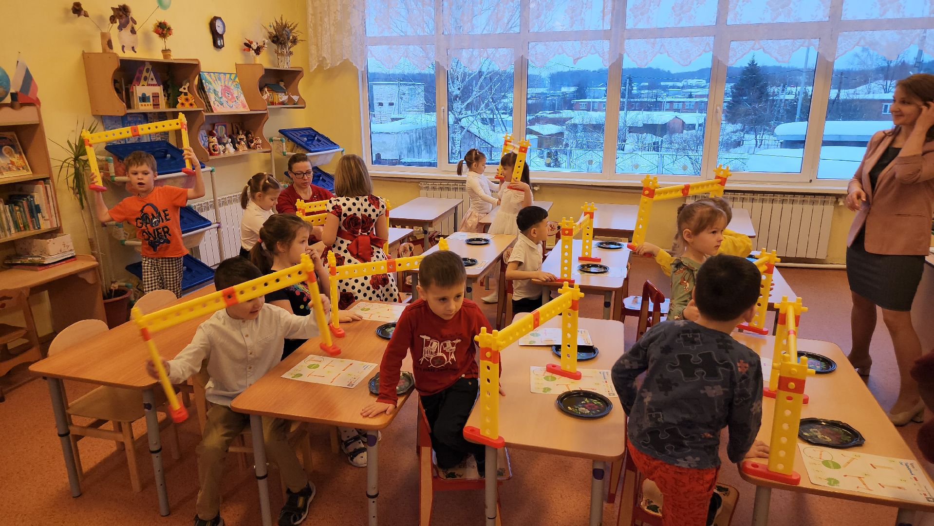 серпухов, деревня васильевское, детский сад василек, конструктор, грант,