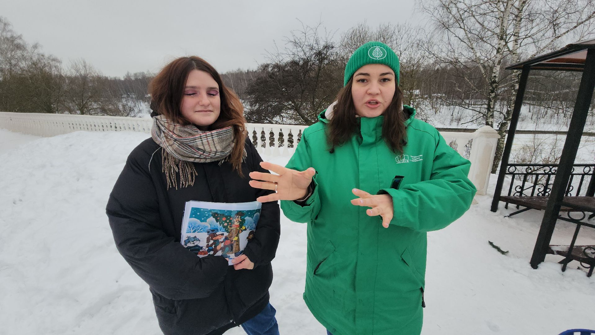 Долгопрудный, парки, дети, мини-лыжи, интерактив,