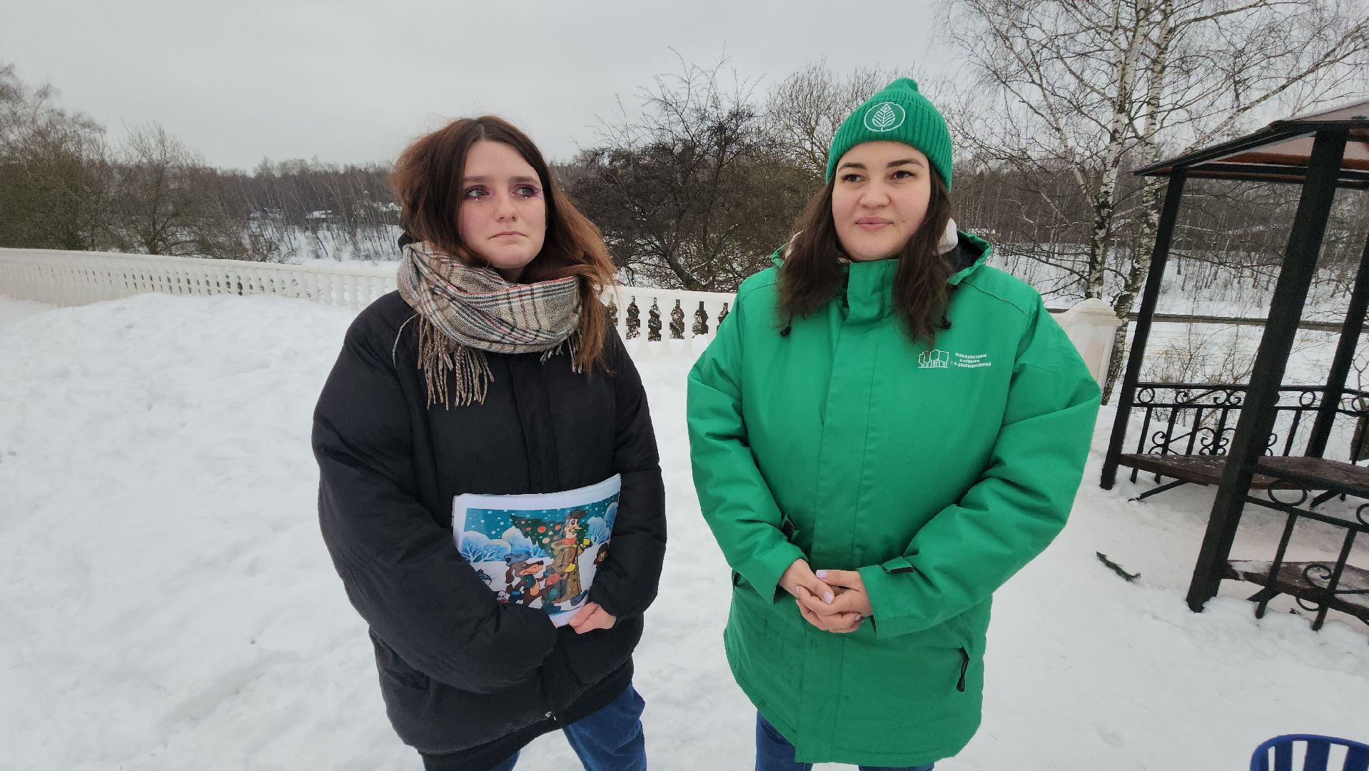 Долгопрудный, парки, дети, мини-лыжи, интерактив,