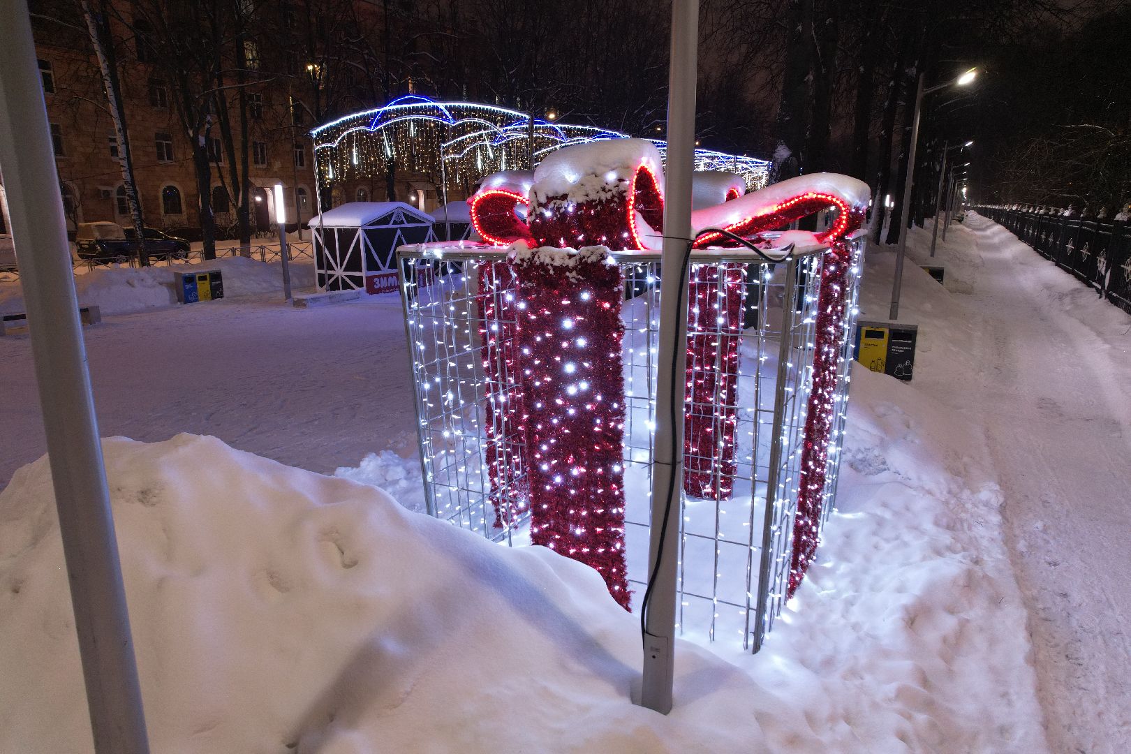 видео с коптера, королёв, благоустройство, сквер,