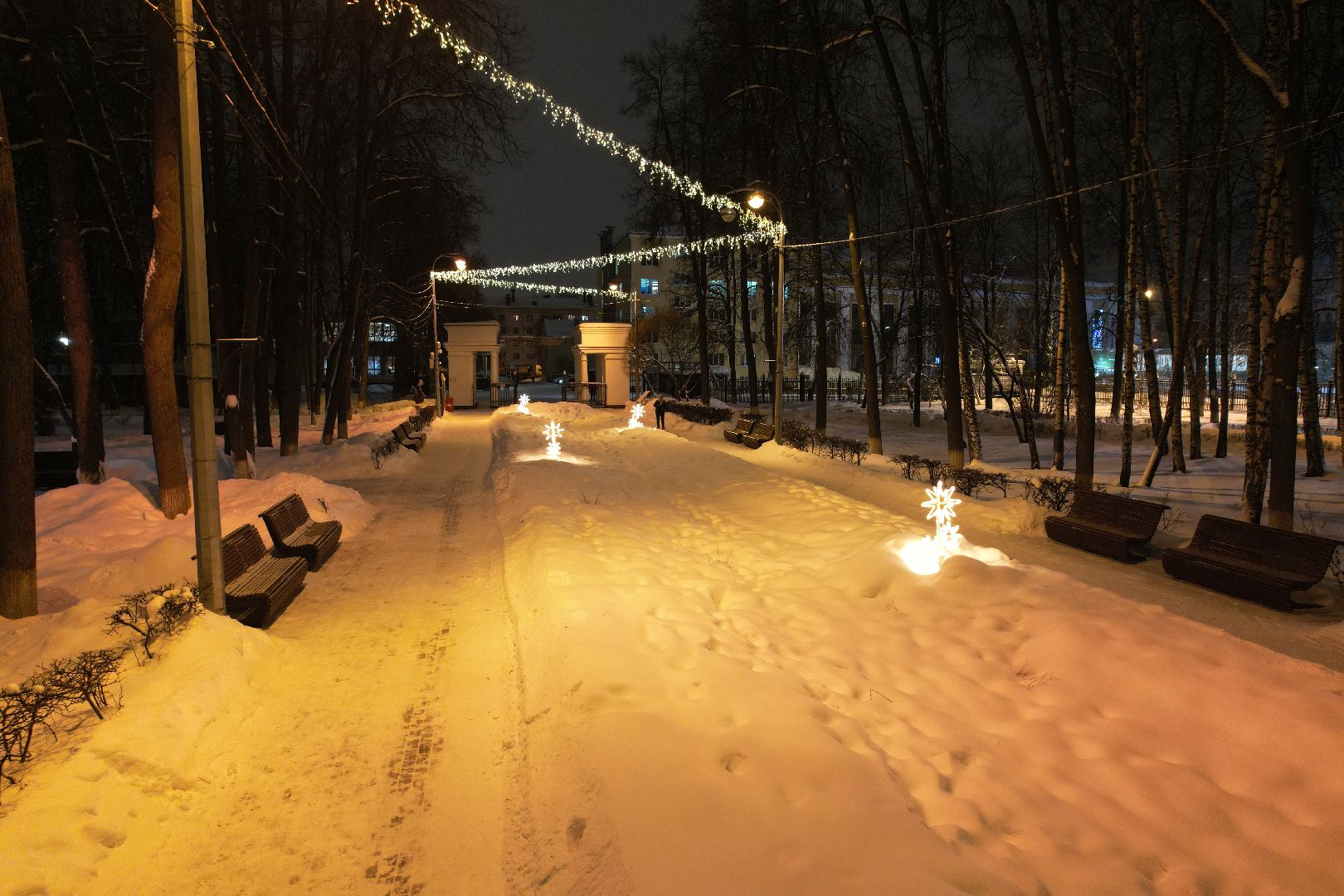 видео с коптера, королёв, парк, благоустройство,