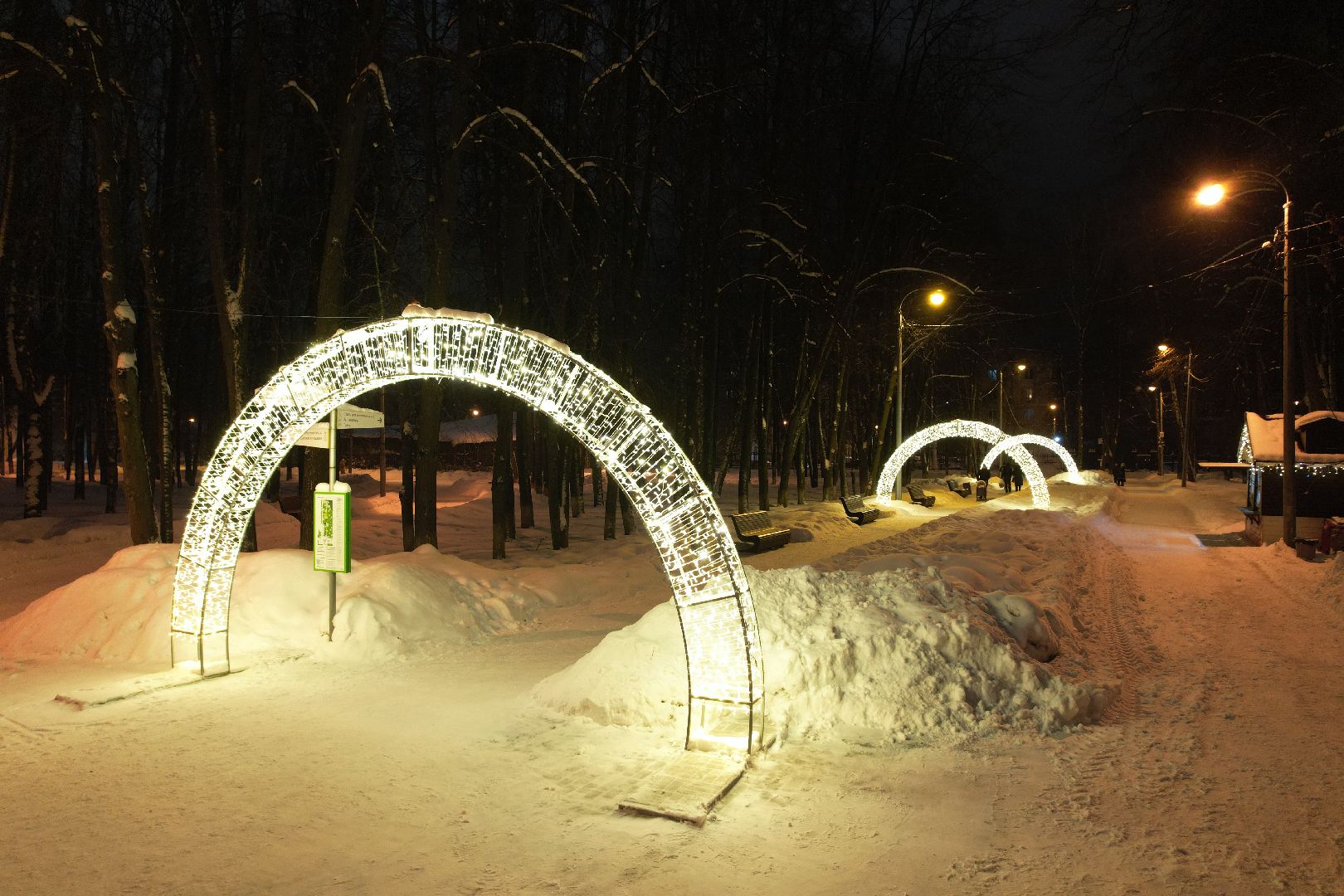 видео с коптера, королёв, парк, благоустройство,