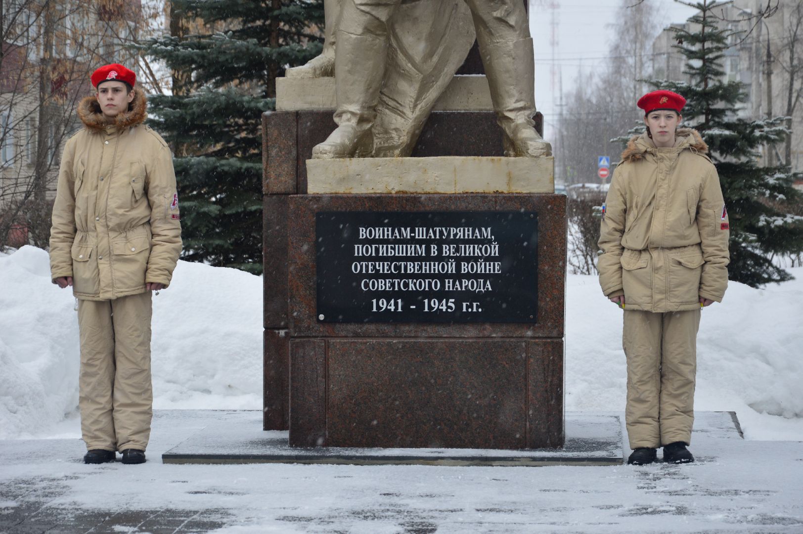 шатура, митинг, вов, сталинградская битва, вечный огонь, митинг памяти,