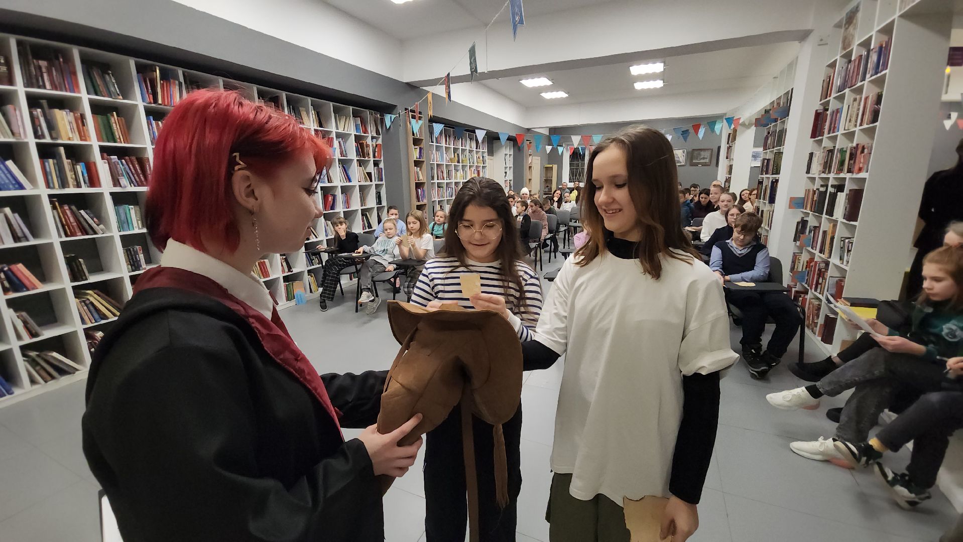 шатура, Международная акции, Книжная ночь Гарри Поттера, Гарри Поттер, книжная ночь, библиотекарь,