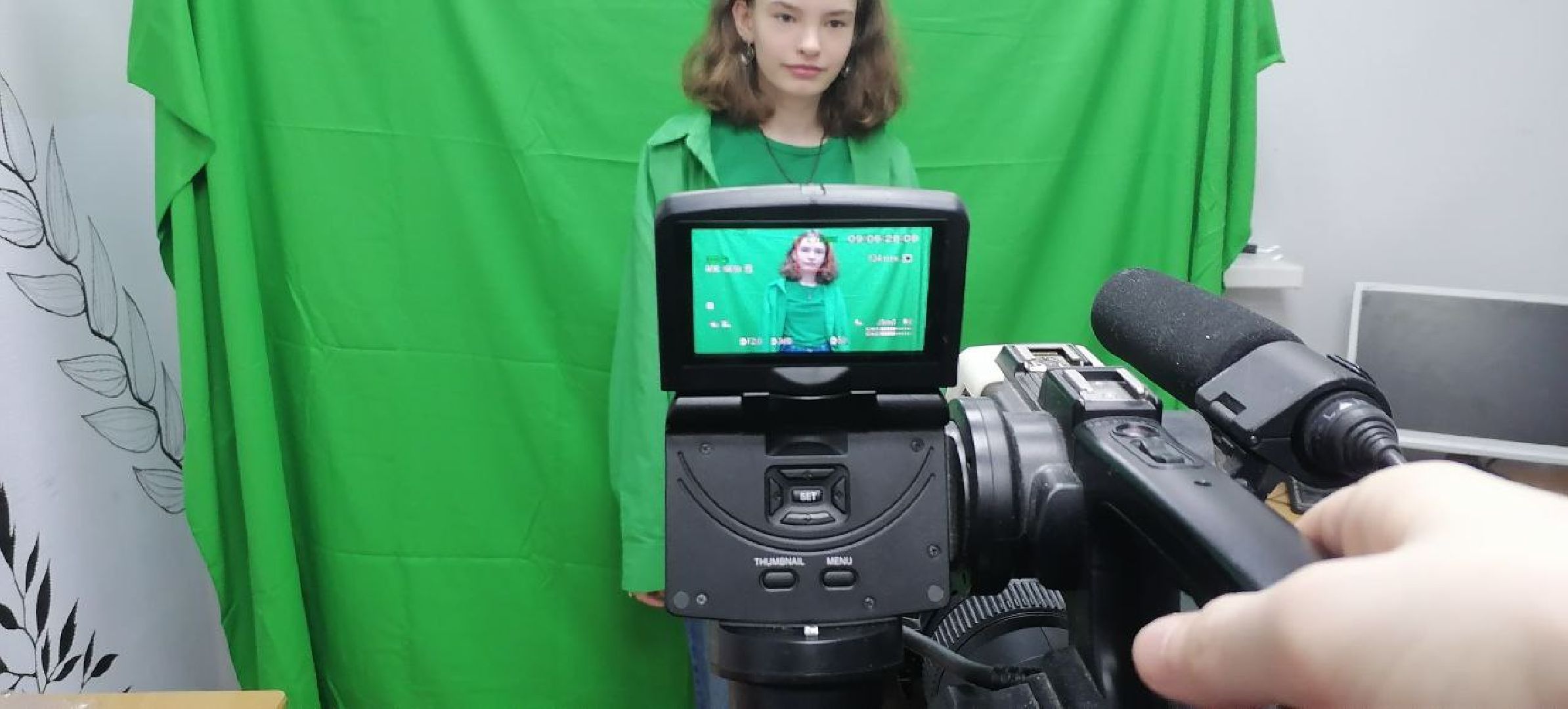 детское телевидение Взлет, подарок, оборудование, хромакей, юнкор, Молодежный центр Дружба, Луговская,