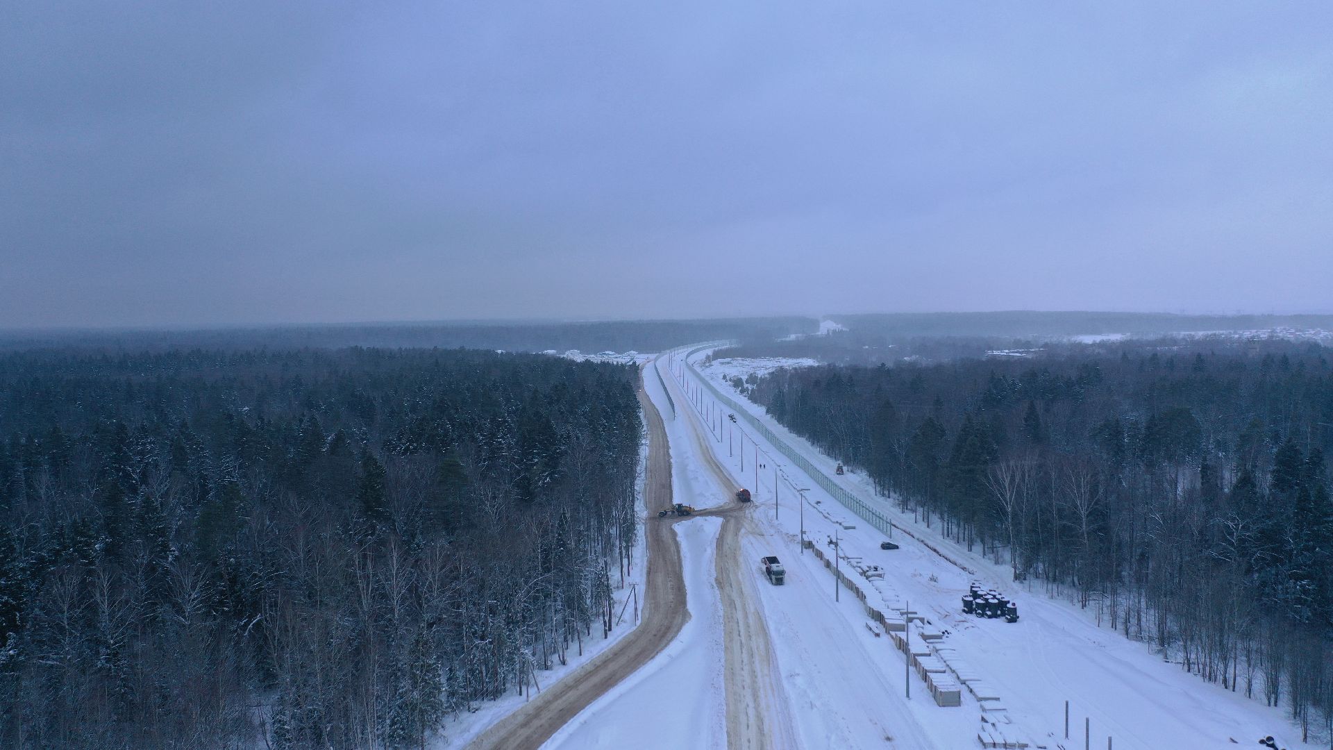 видео с коптера, мытищи, трасса,