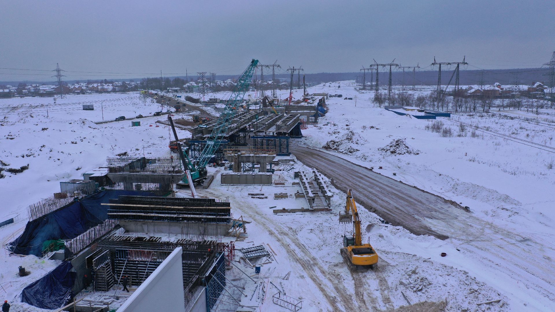 видео с коптера, мытищи, трасса,