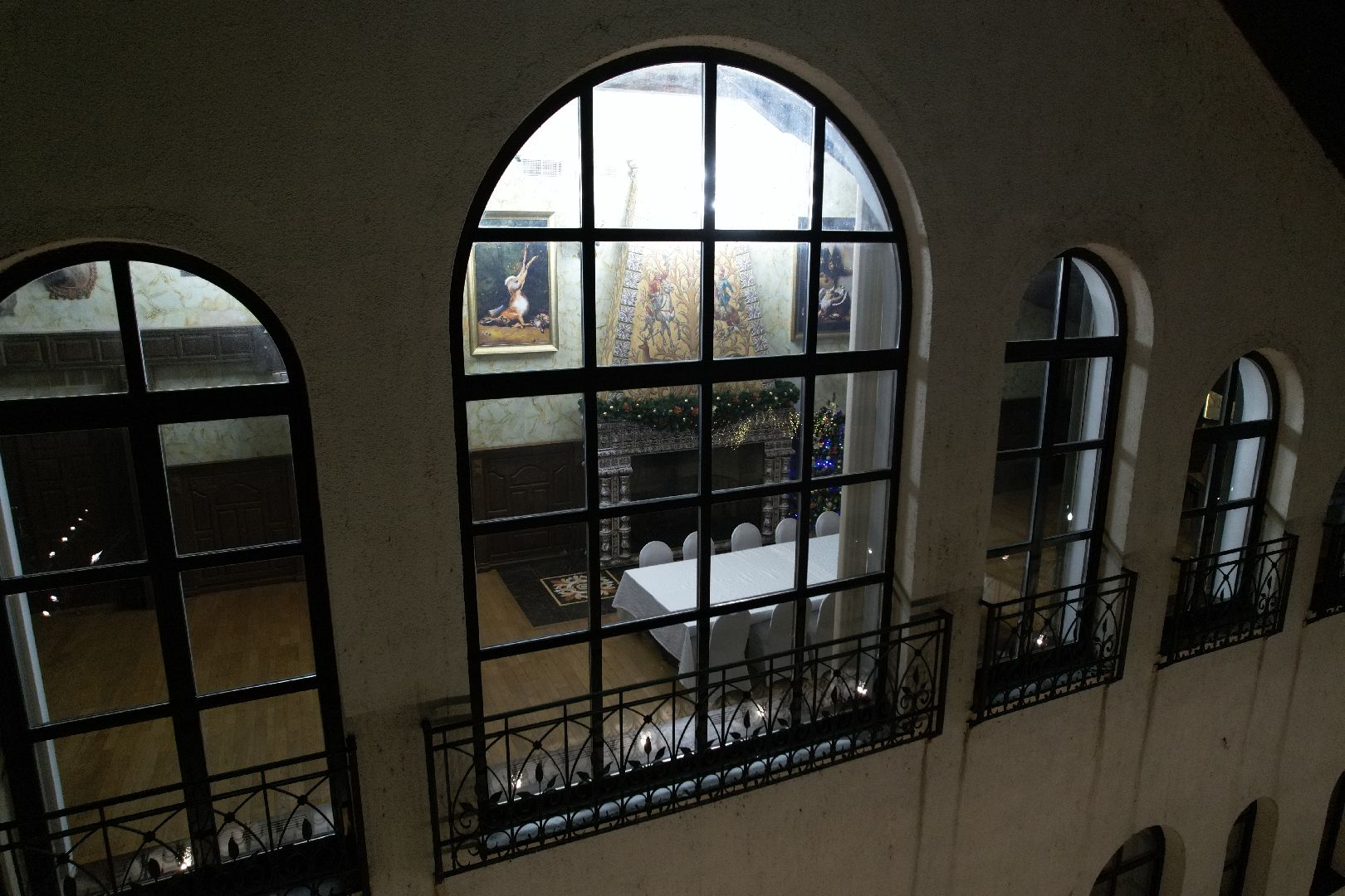 видео с коптера, курорт, лыжи,