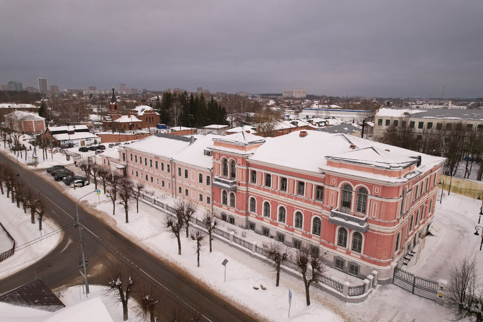 музей, серпухов, видео с коптера,