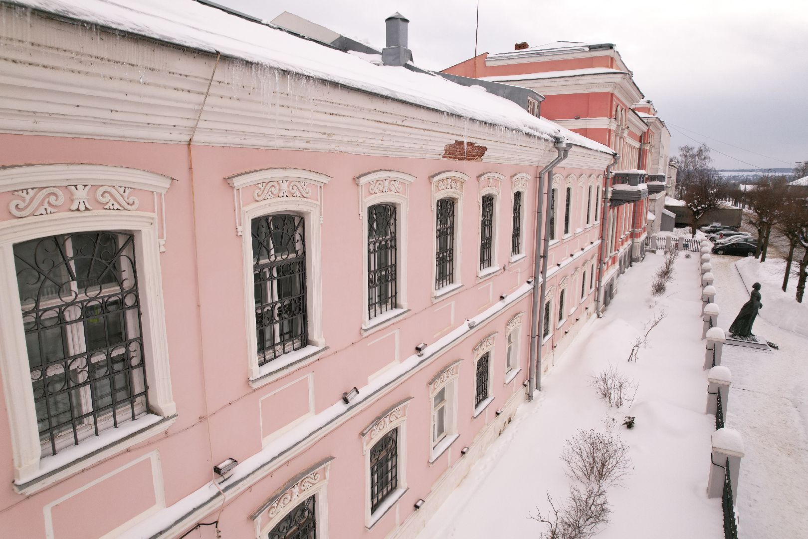 музей, серпухов, видео с коптера,