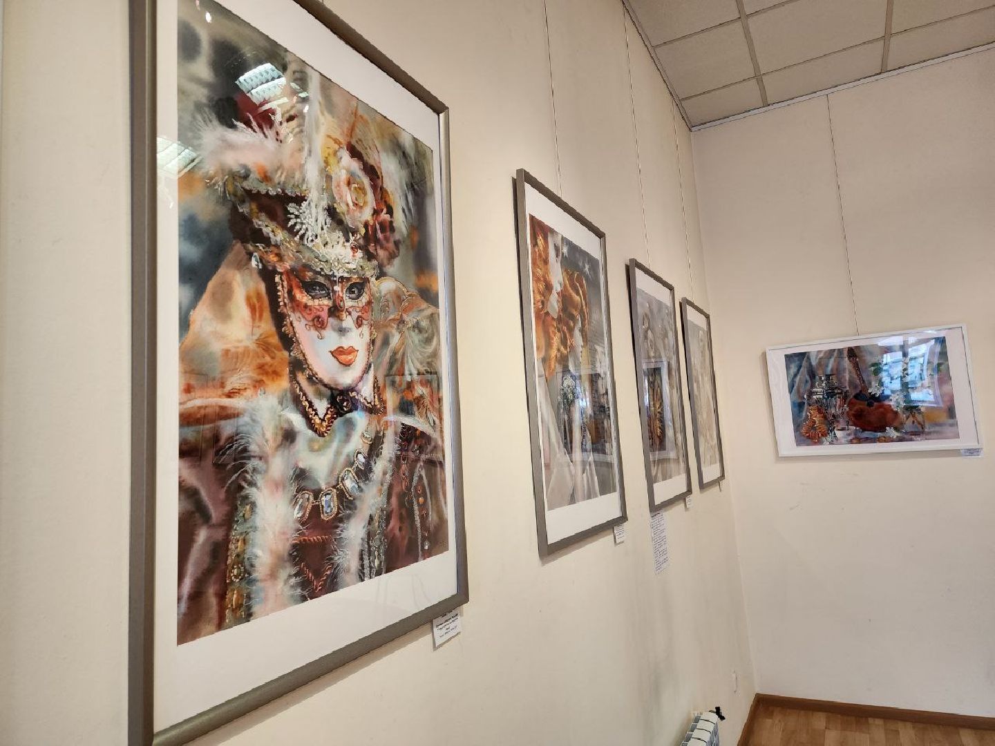 выставка, экспозиция, живопись, ленинский округ, художник,