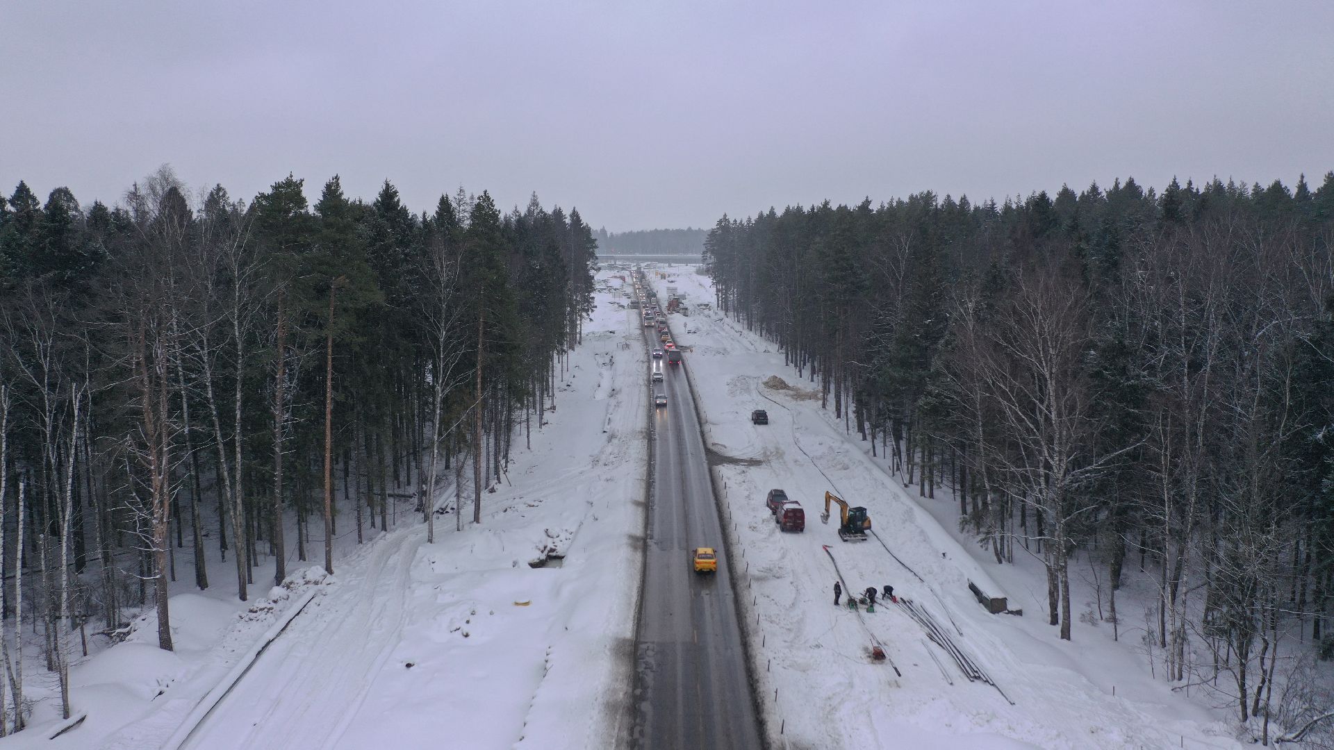видео с коптера, мытищи, Пироговского шоссе,