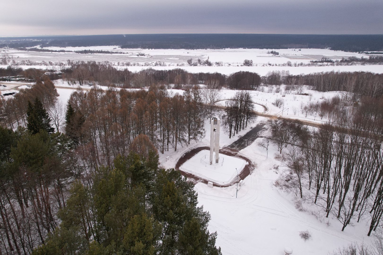видео с коптера, пущино, смотровая,