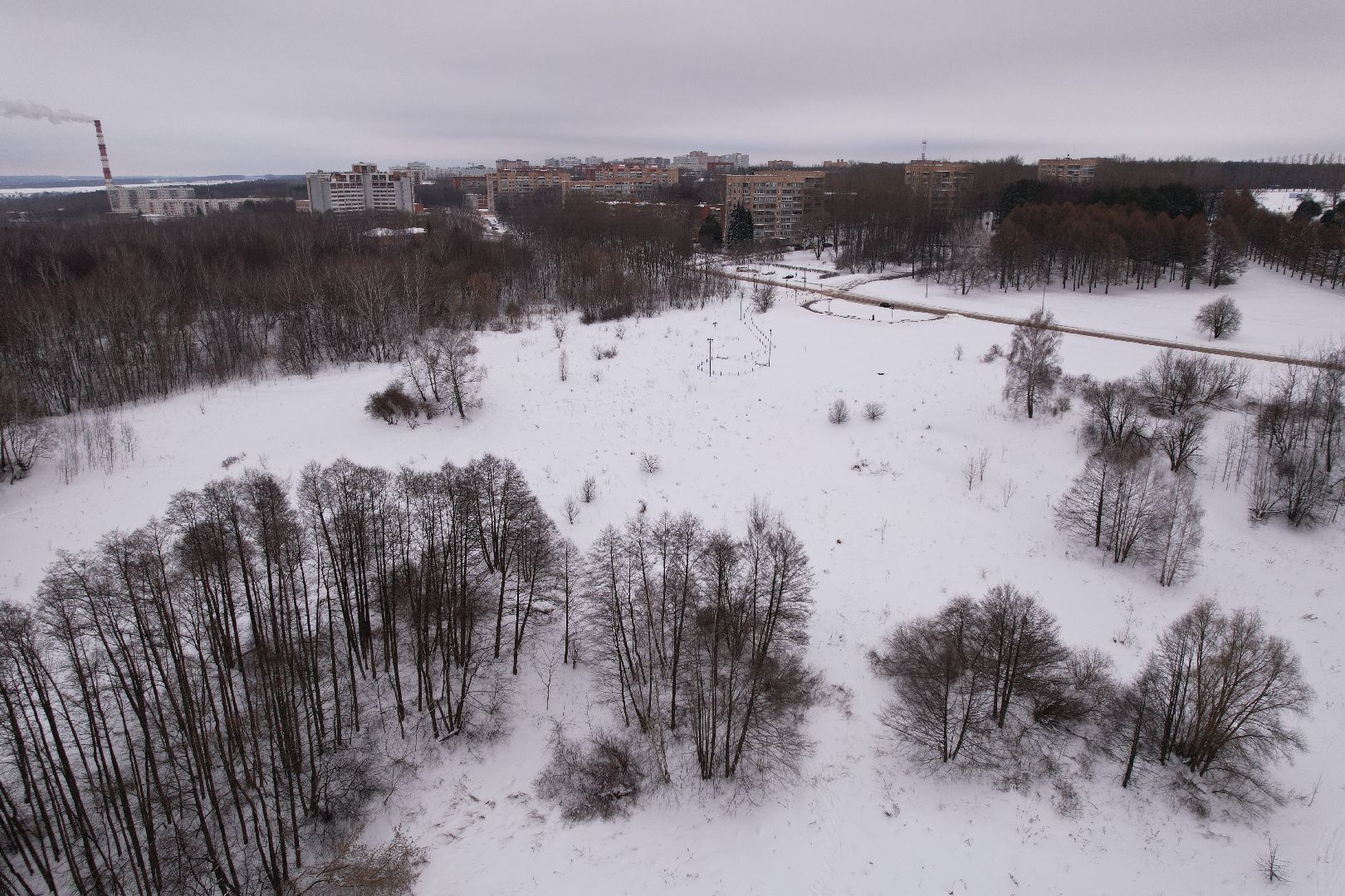 видео с коптера, пущино, смотровая,