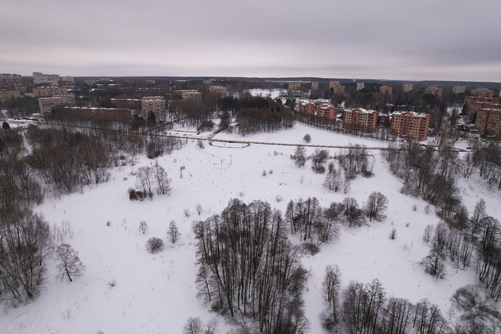 видео с коптера, пущино, смотровая,