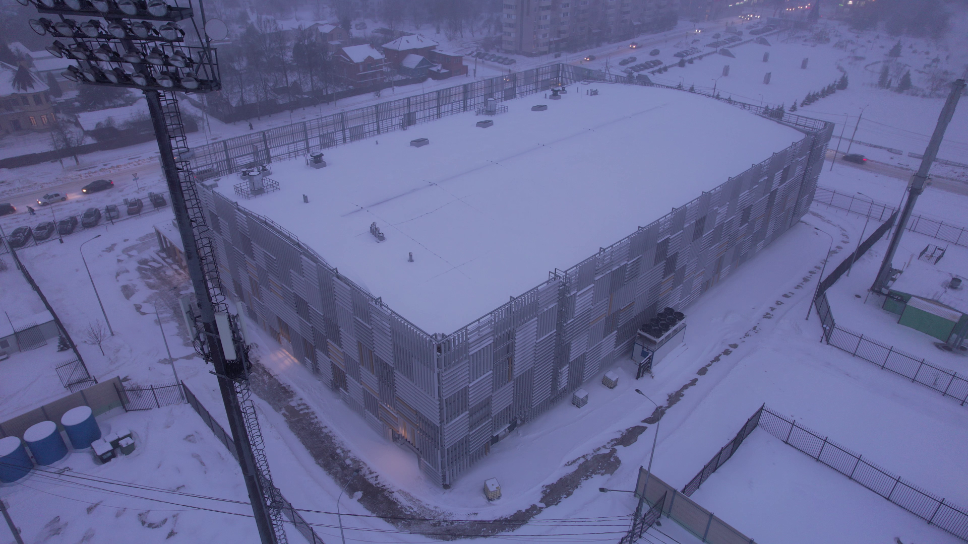 видео с коптера, домодедово, каток,