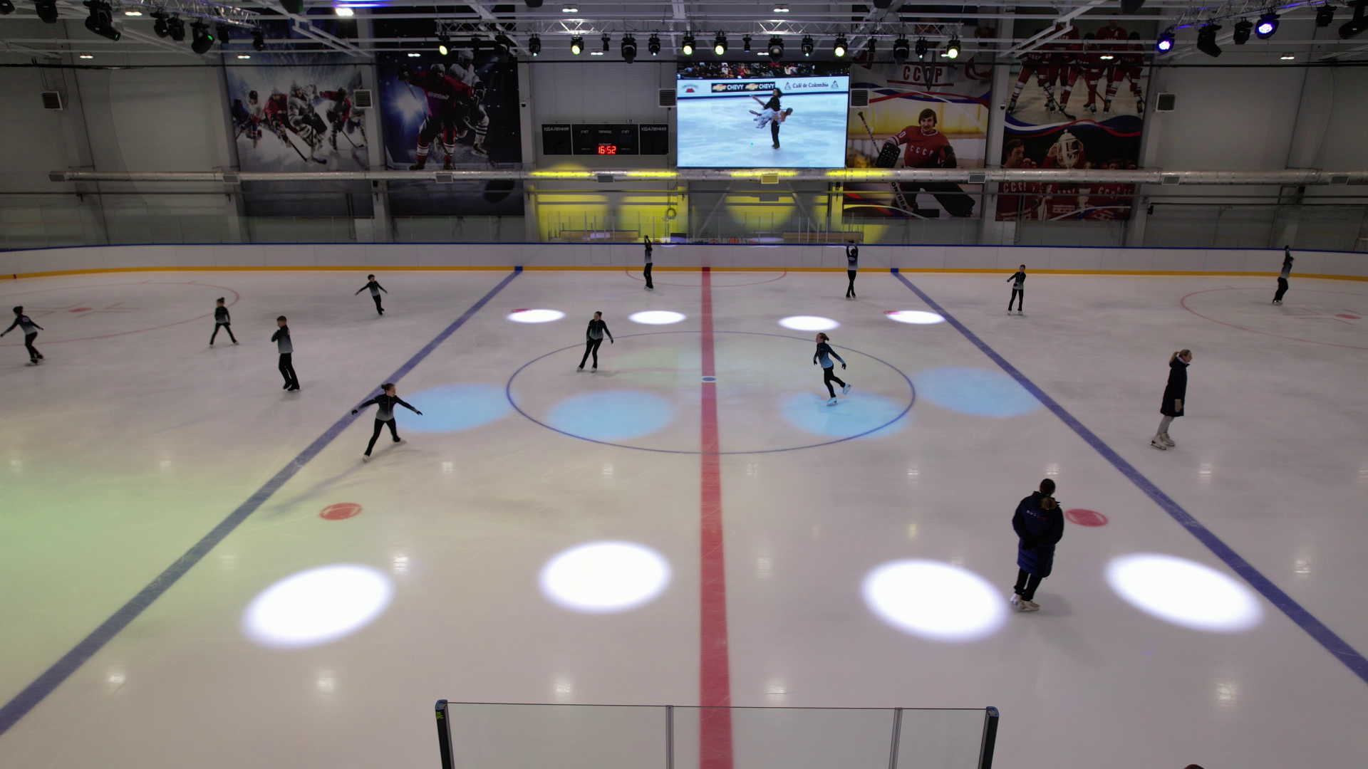 видео с коптера, домодедово, каток,