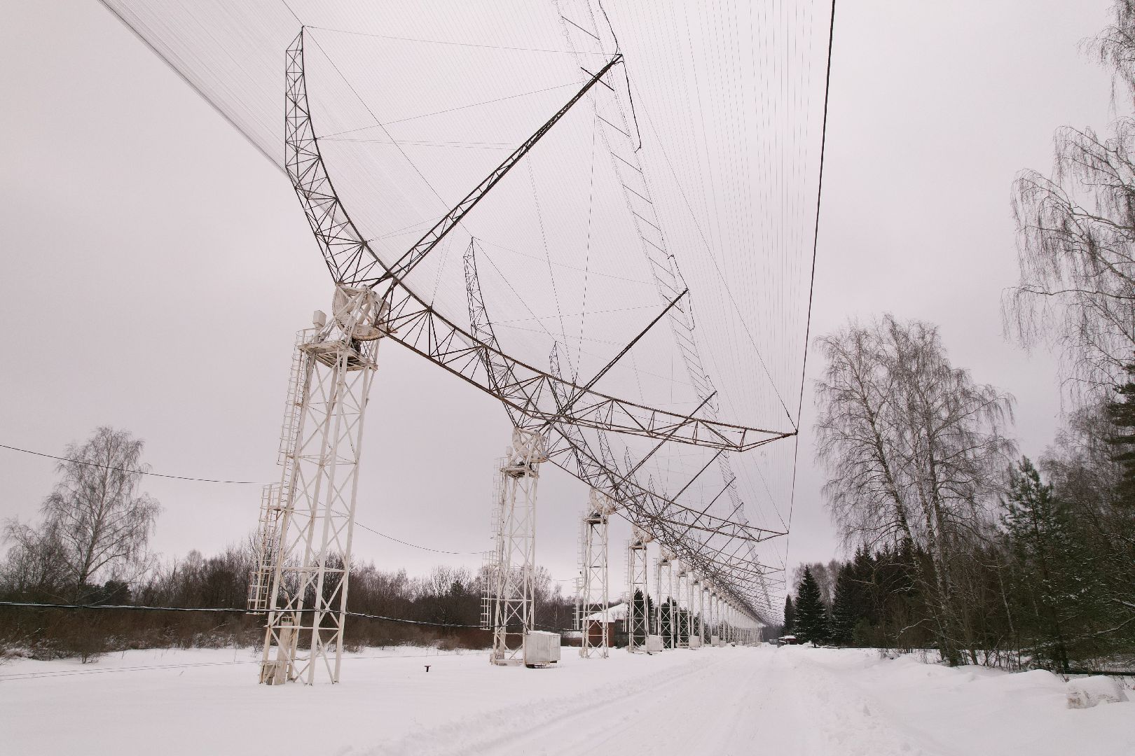 видео с коптера, пущино, абсерватория,