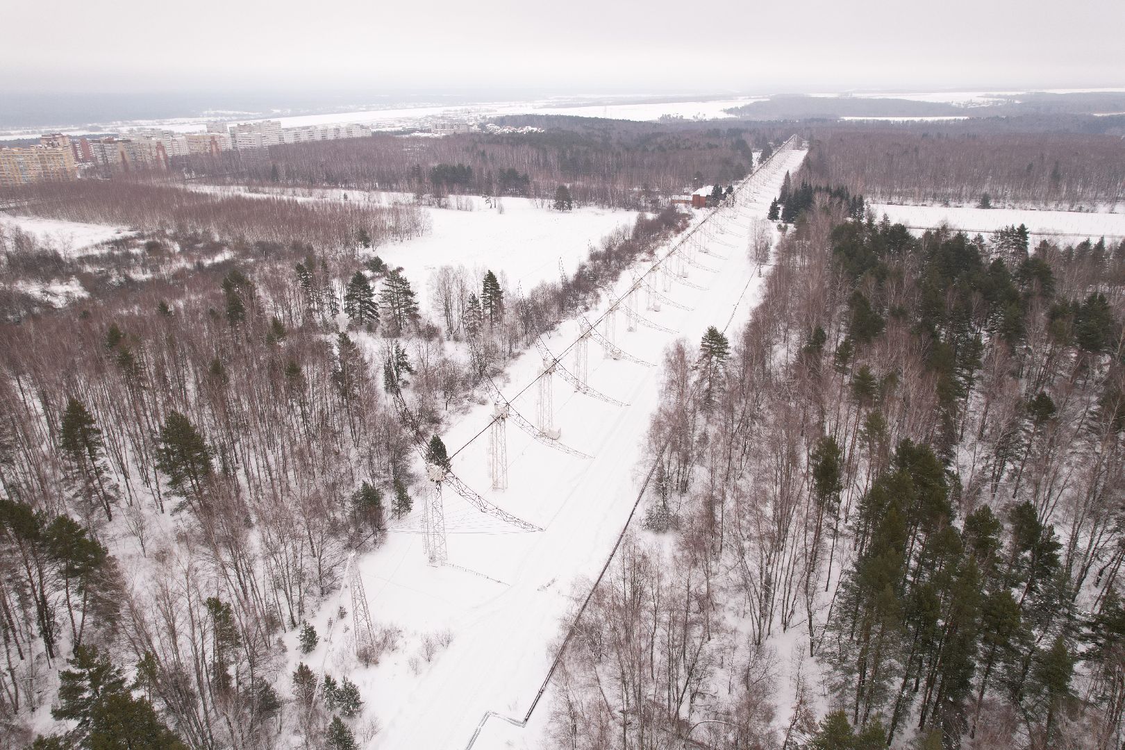 видео с коптера, пущино, абсерватория,