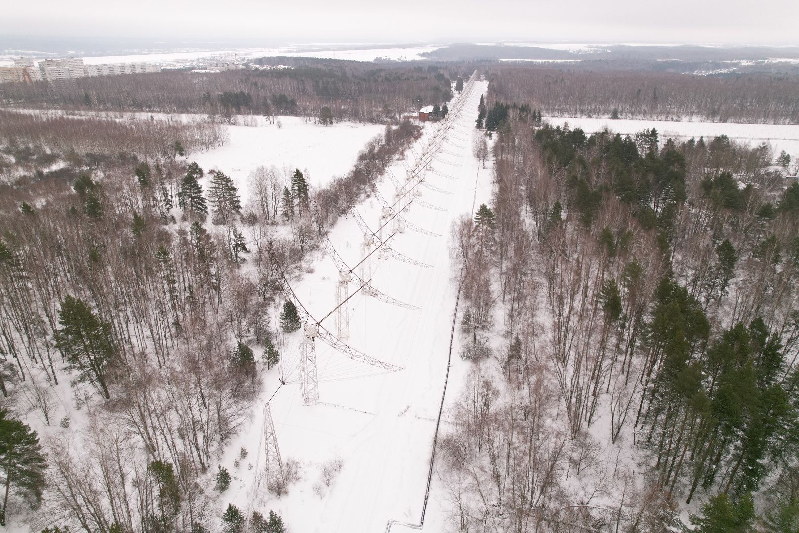 видео с коптера, пущино, абсерватория,